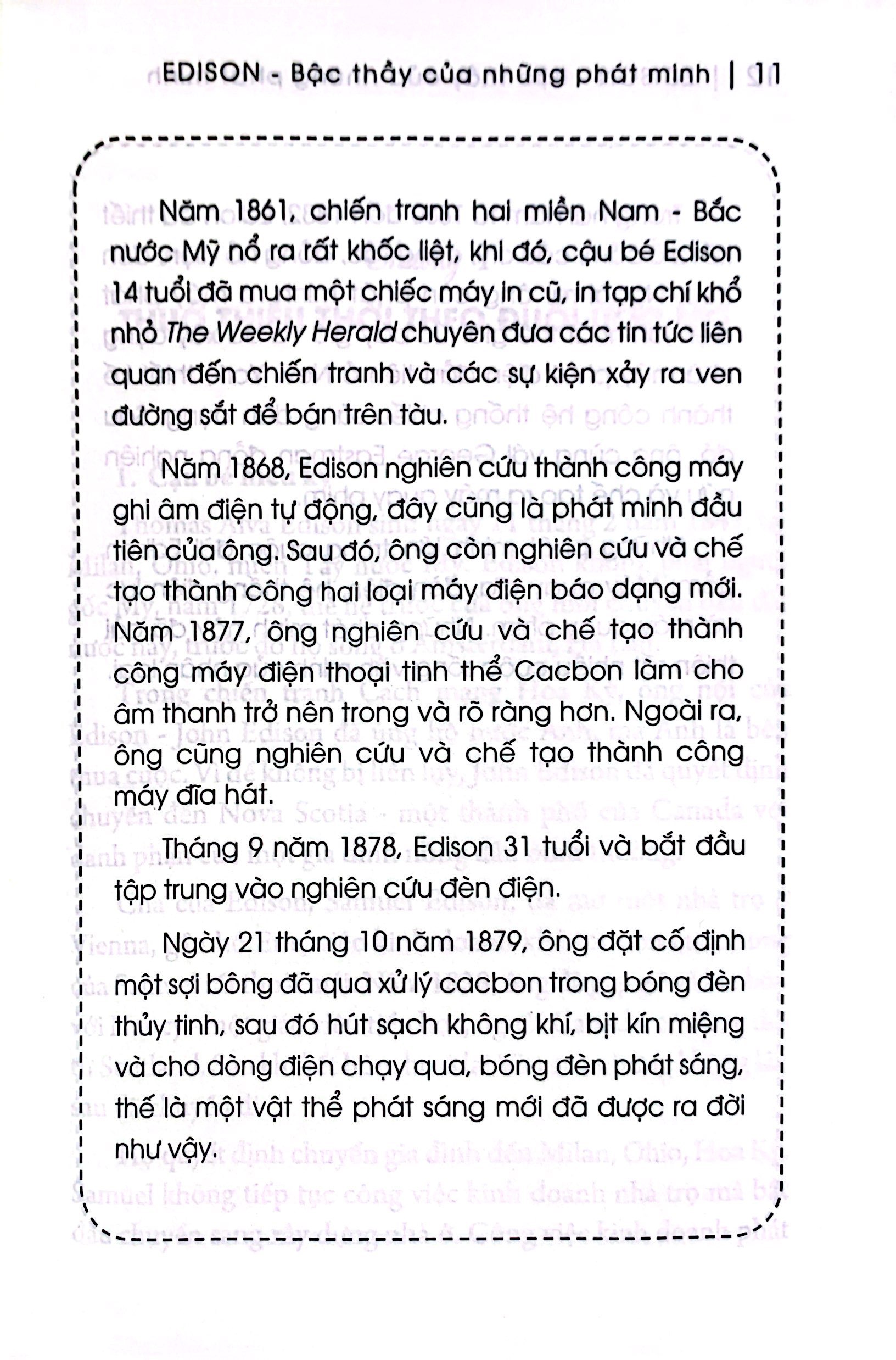 kể chuyện thiên tài nổi tiếng - edison - bậc thầy của những phát minh - Ảnh 7