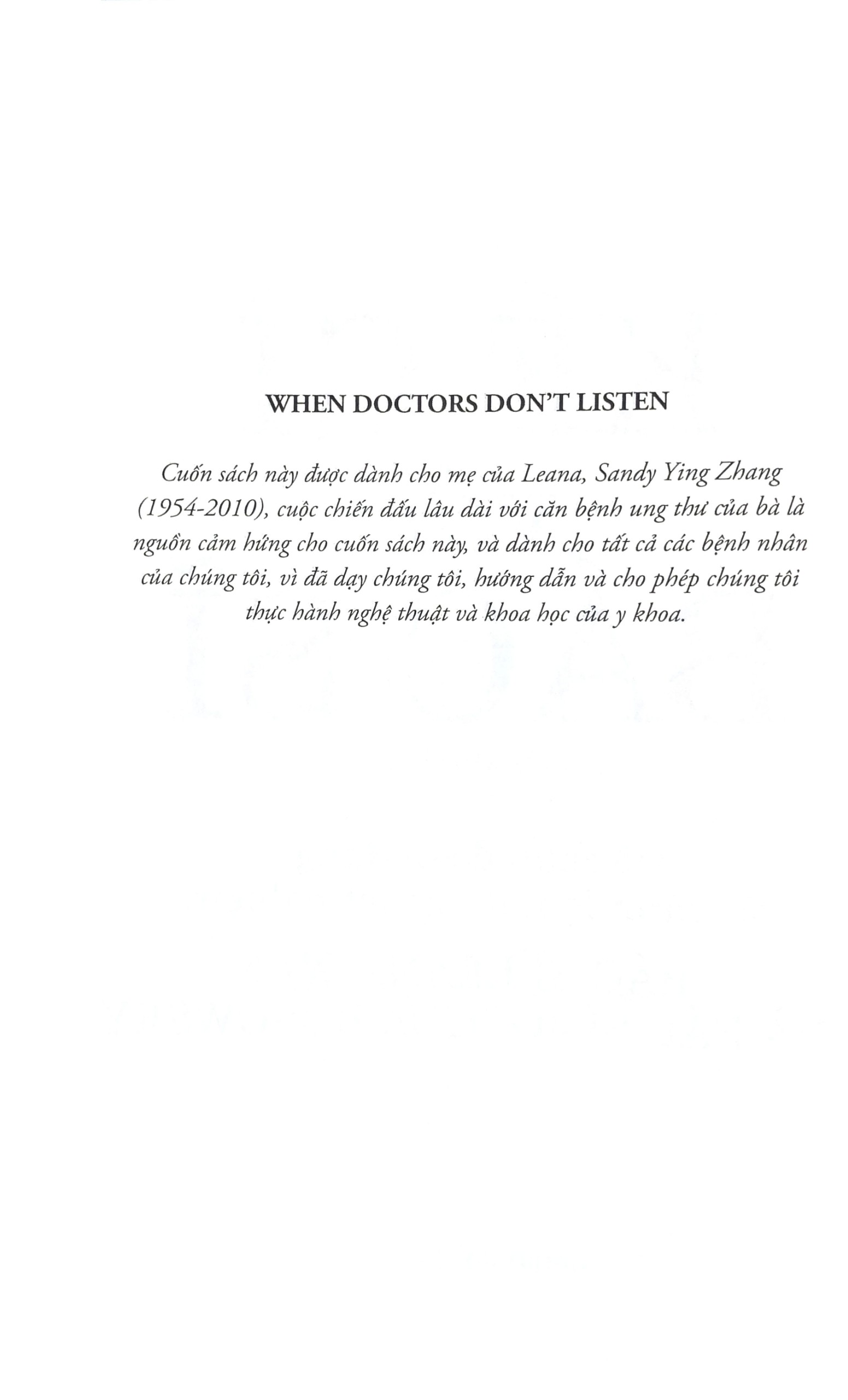 kể gì với bác sĩ - when doctors don't listen - Ảnh 4