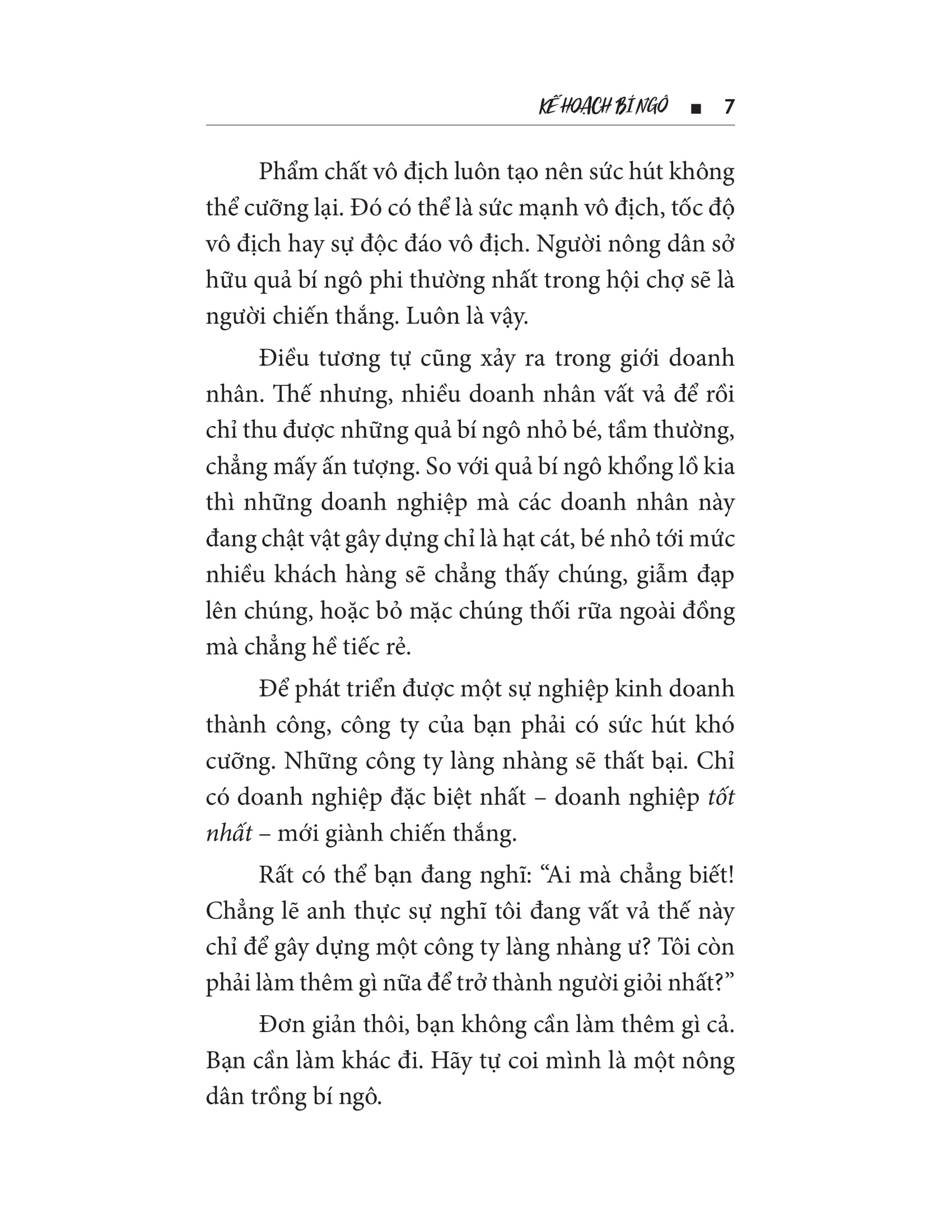 Kế Hoạch Bí Ngô - The Pumpkin Plan - Chiến Lược Độc Đáo Giúp Doanh Nghiệp Thăng Hoa (Tái Bản 2025) - Ảnh 6