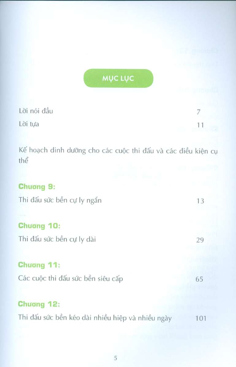 kế hoạch dinh dưỡng cho các cuộc thi đấu và các điều kiện cụ thể - Ảnh 3