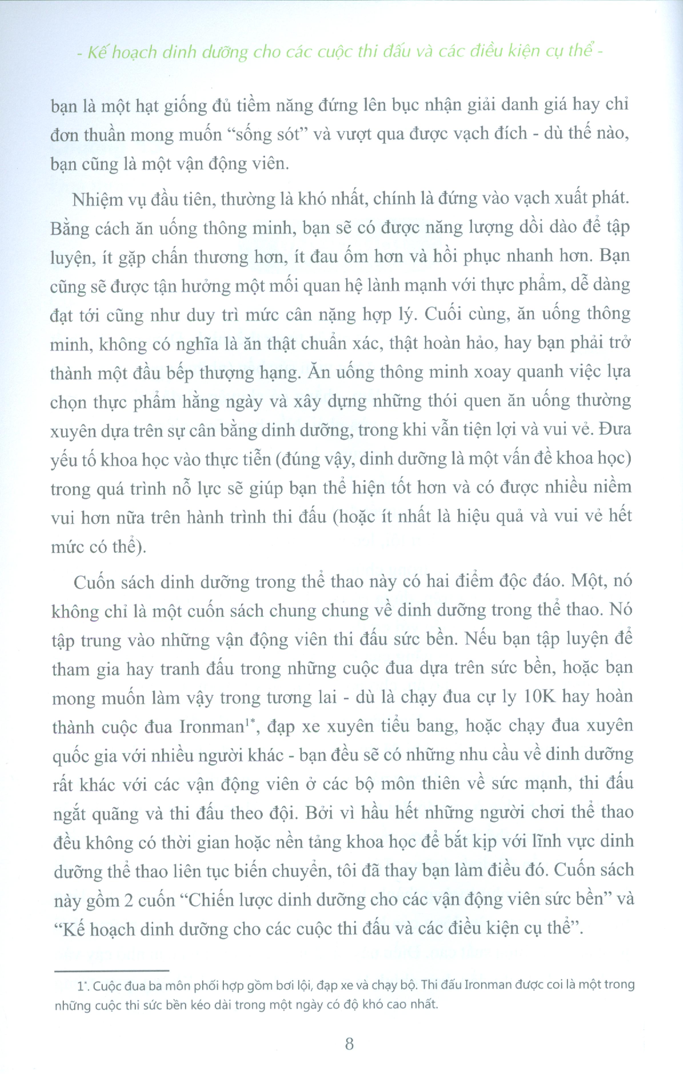 kế hoạch dinh dưỡng cho các cuộc thi đấu và các điều kiện cụ thể - Ảnh 6