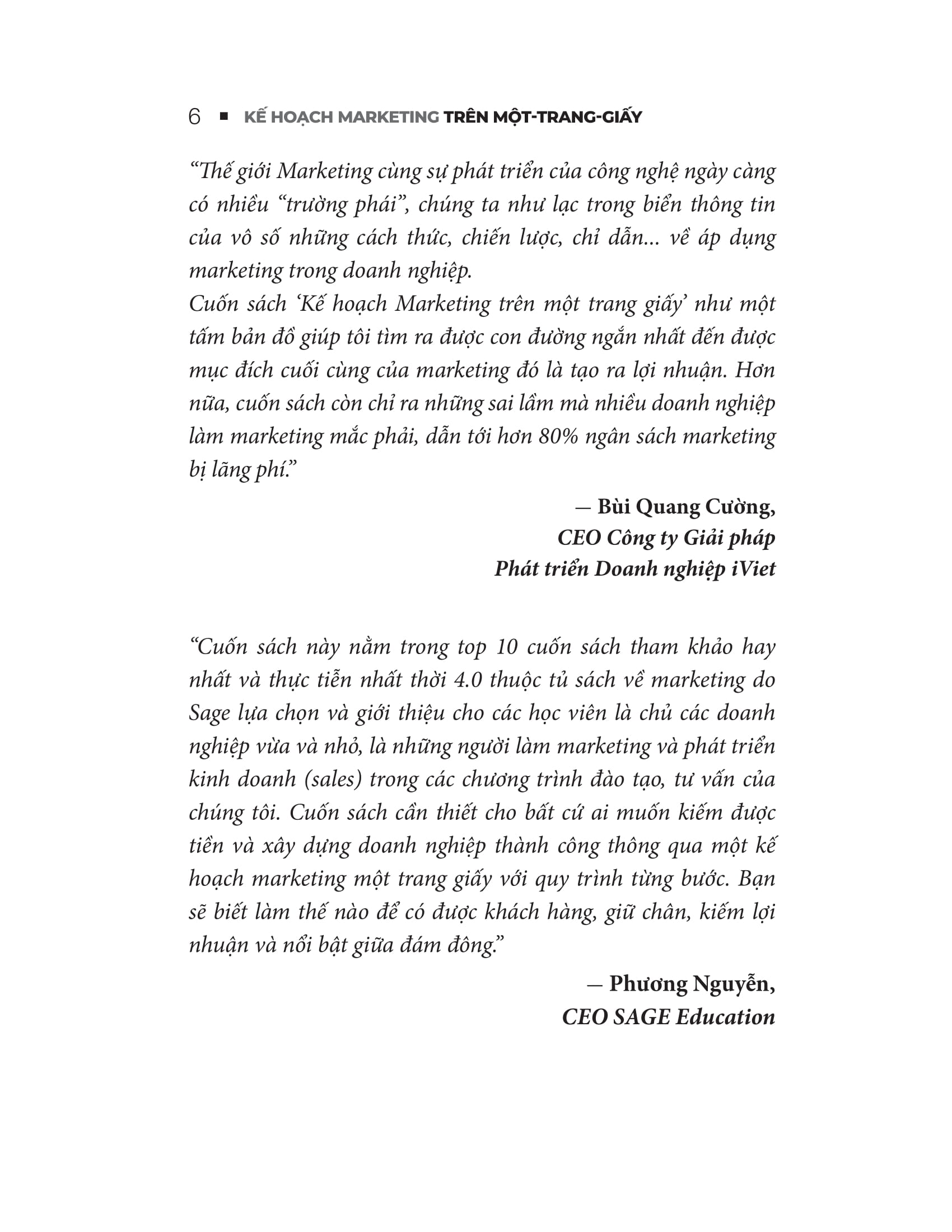 Ke Hoach Marketing Tren Mot Trang Giay - Nhung Chi Dan De Hieu Nhat Cho Mot Ke Hoach Marketing Thong Minh - Ảnh 5