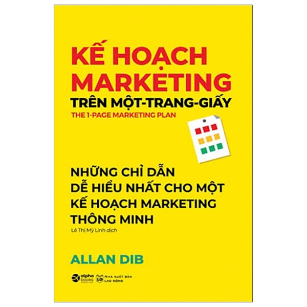 kế hoạch marketing trên một trang giấy (tái bản 2021) - Ảnh 2
