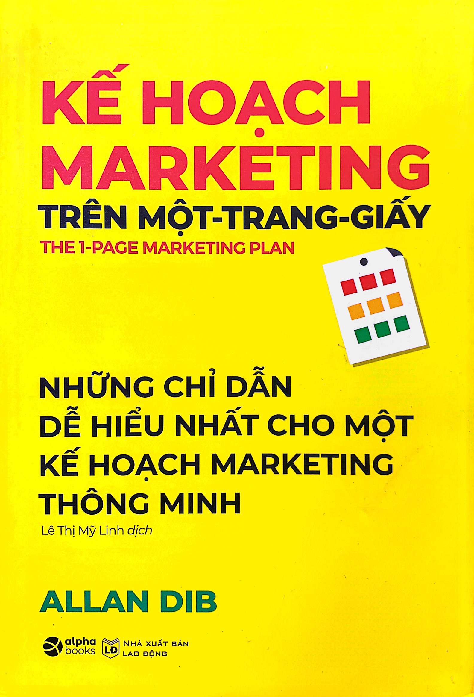 kế hoạch marketing trên một trang giấy (tái bản 2021) - Ảnh 3