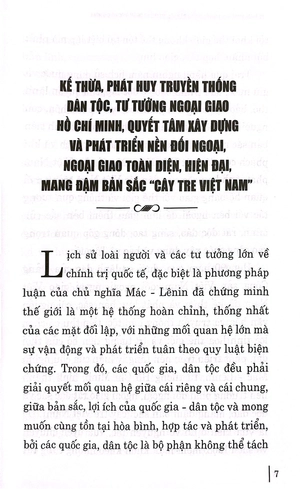 kế thừa, phát huy truyền thống dân tộc, tư tưởng ngoại giao hồ chí minh, quyết tâm xây dựng và phát triển nền đối ngoại, ngoại giao toàn diện, hiện đại mang đậm bản sắc "cây tre việt nam" - Ảnh 5