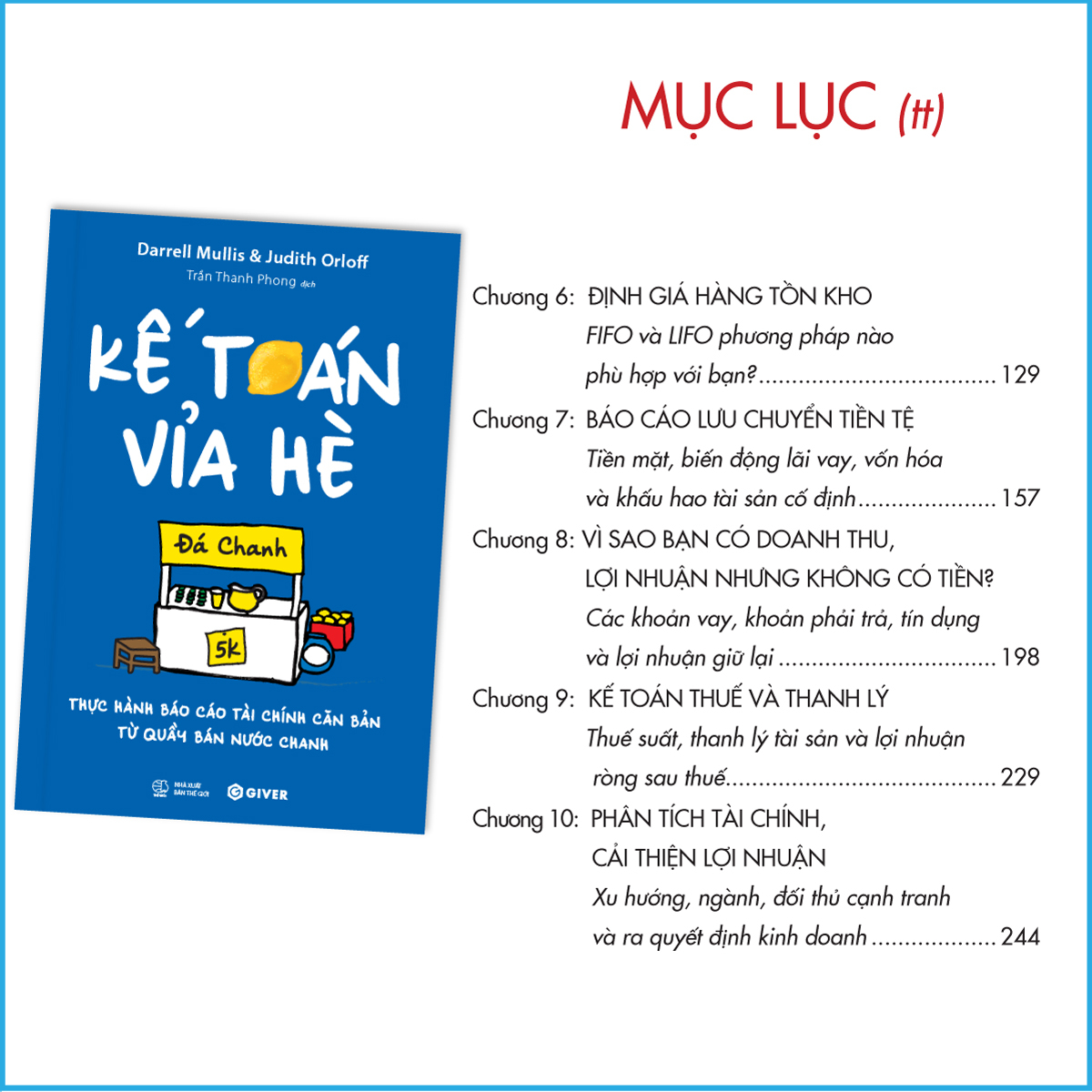 kế toán vỉa hè - thực hành báo cáo tài chính căn bản từ quầy bán nước chanh - Ảnh 4