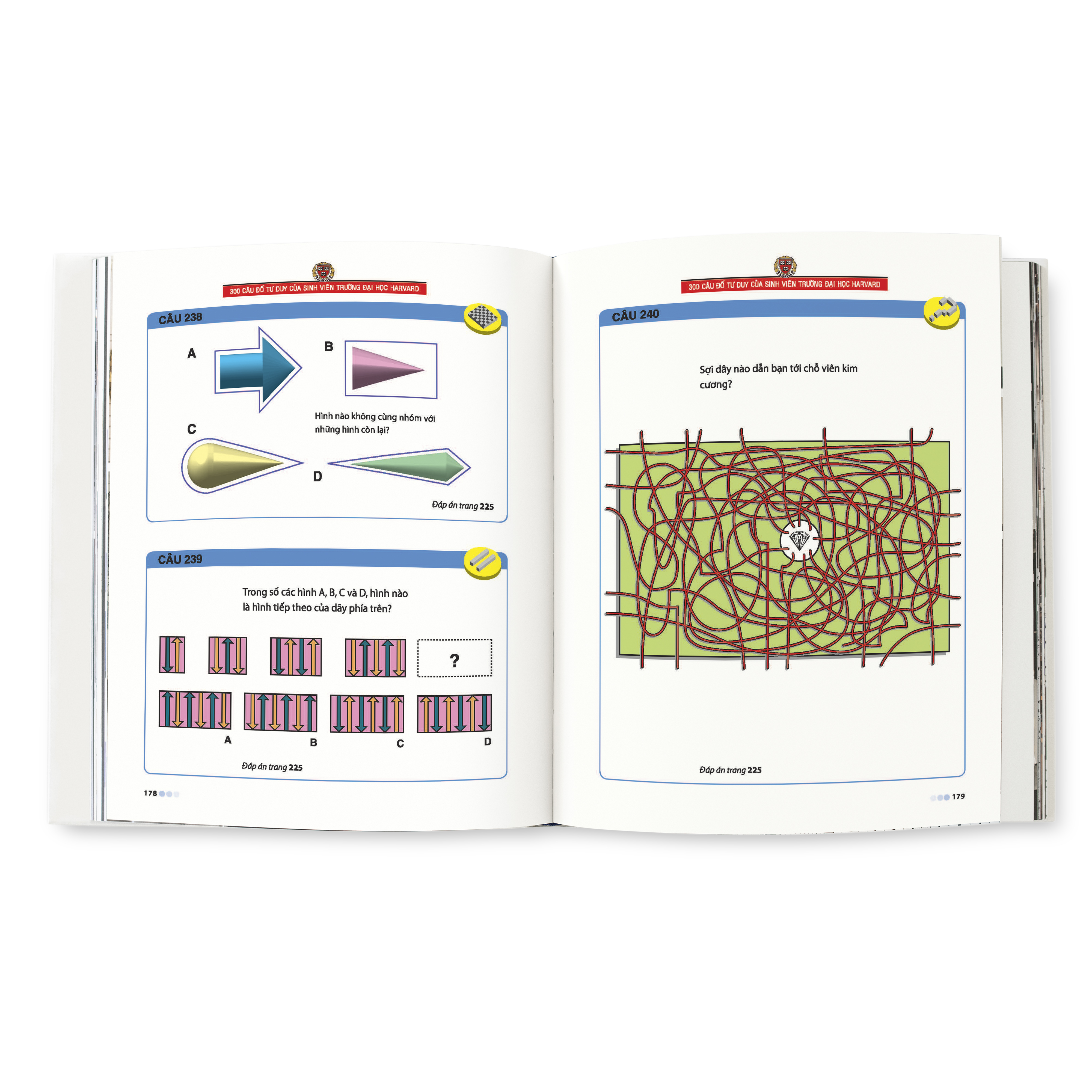 Keep Your Brain Fit - 300 Câu Đố Tư Duy Của Sinh Viên Trường Đại Học Harvard (Tái Bản 2025) - Ảnh 6