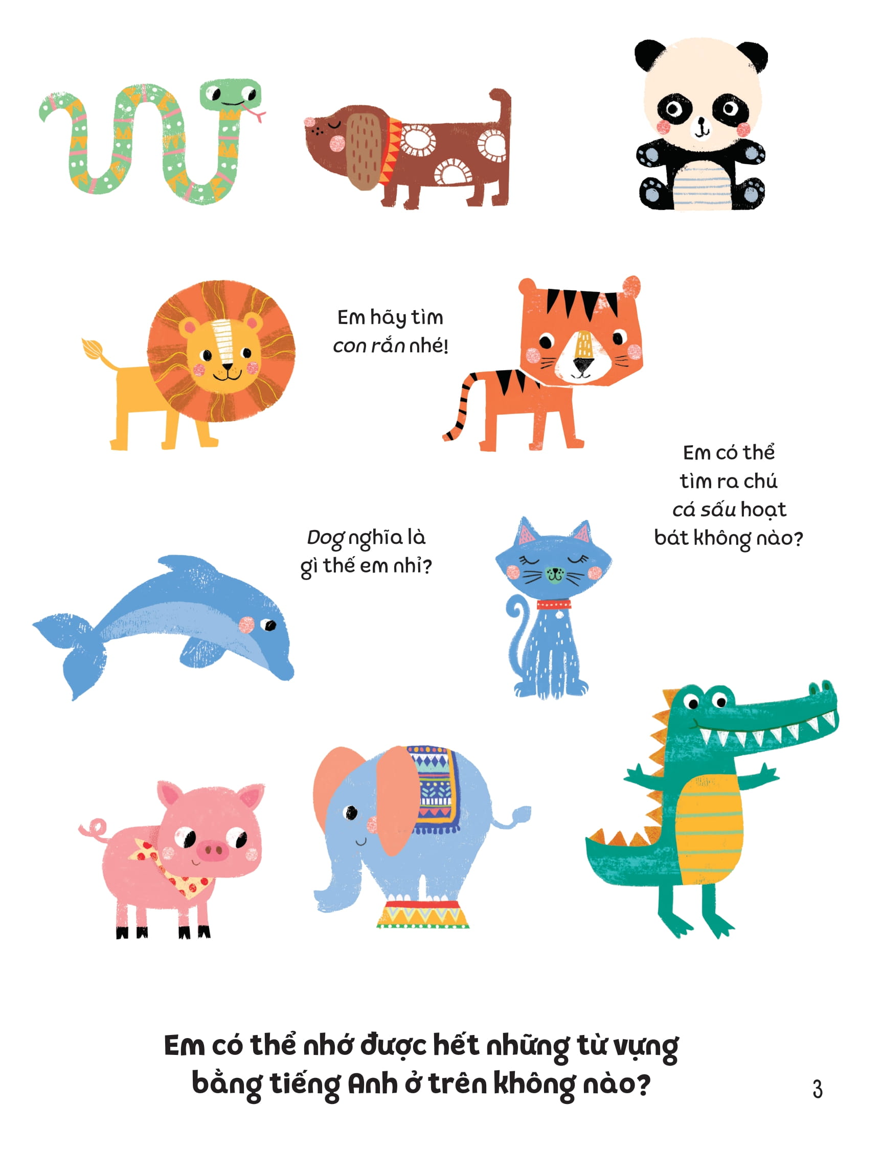 kéo đẩy tìm kiếm - 100 từ vựng song ngữ việt-anh cho bé - Ảnh 4