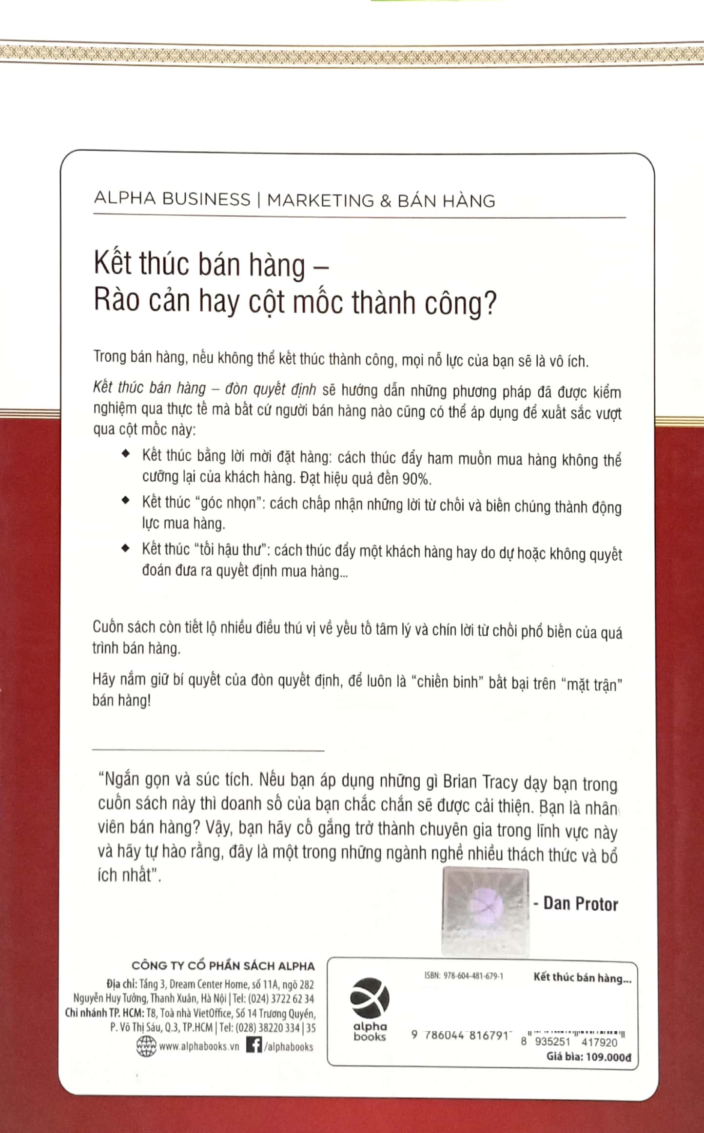 kết thúc bán hàng đòn quyết định - the art of closing the sale - Ảnh 6