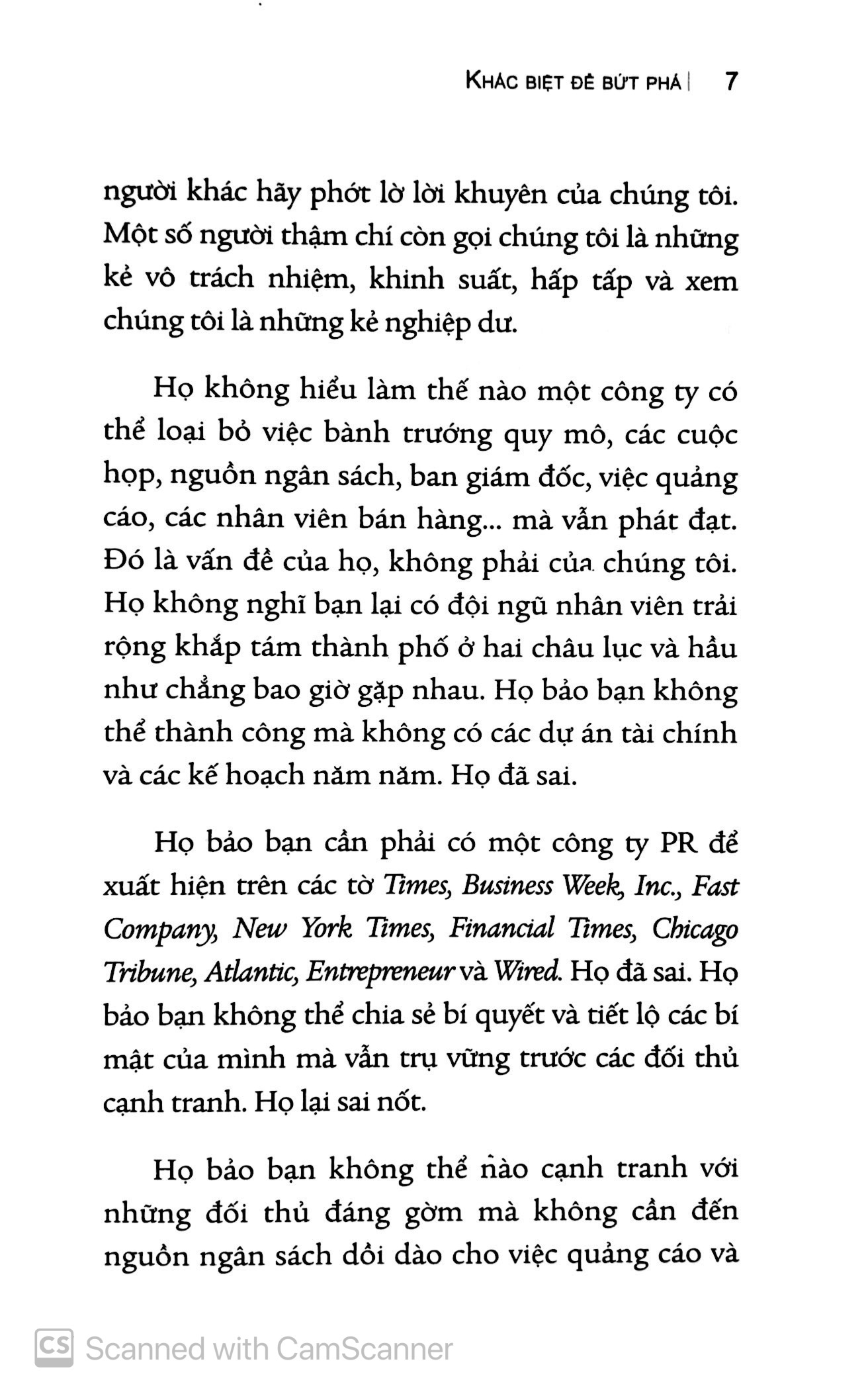 khác biệt để bứt phá (tái bản 2019) - Ảnh 6