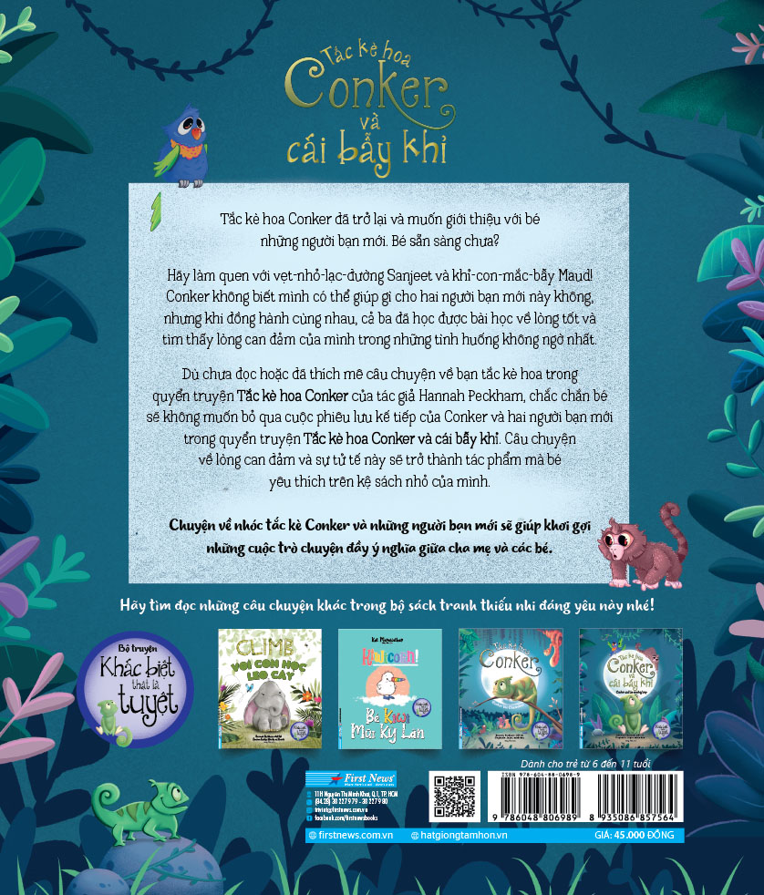 khác biệt thật là tuyệt - tắc kè hoa conker và cái bẫy khỉ - conker and the monkey trap - Ảnh 7