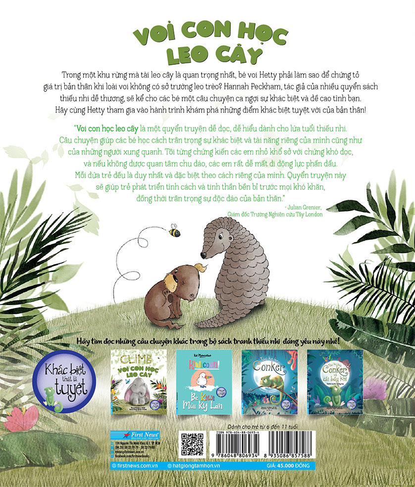 khác biệt thật là tuyệt - voi con học leo cây - climb - Ảnh 7