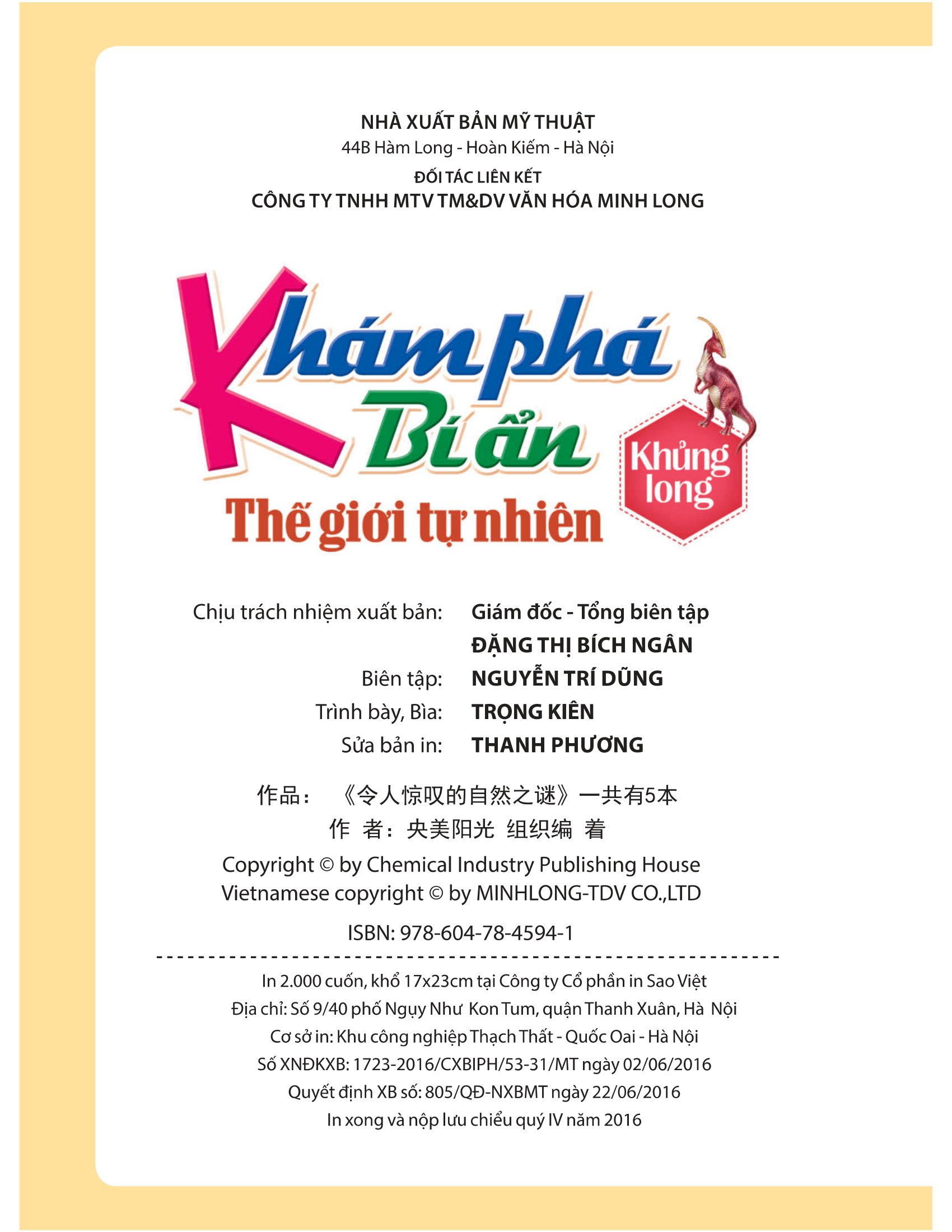 khám phá bí ẩn thế giới tự nhiên: khủng long (tái bản) - Ảnh 3