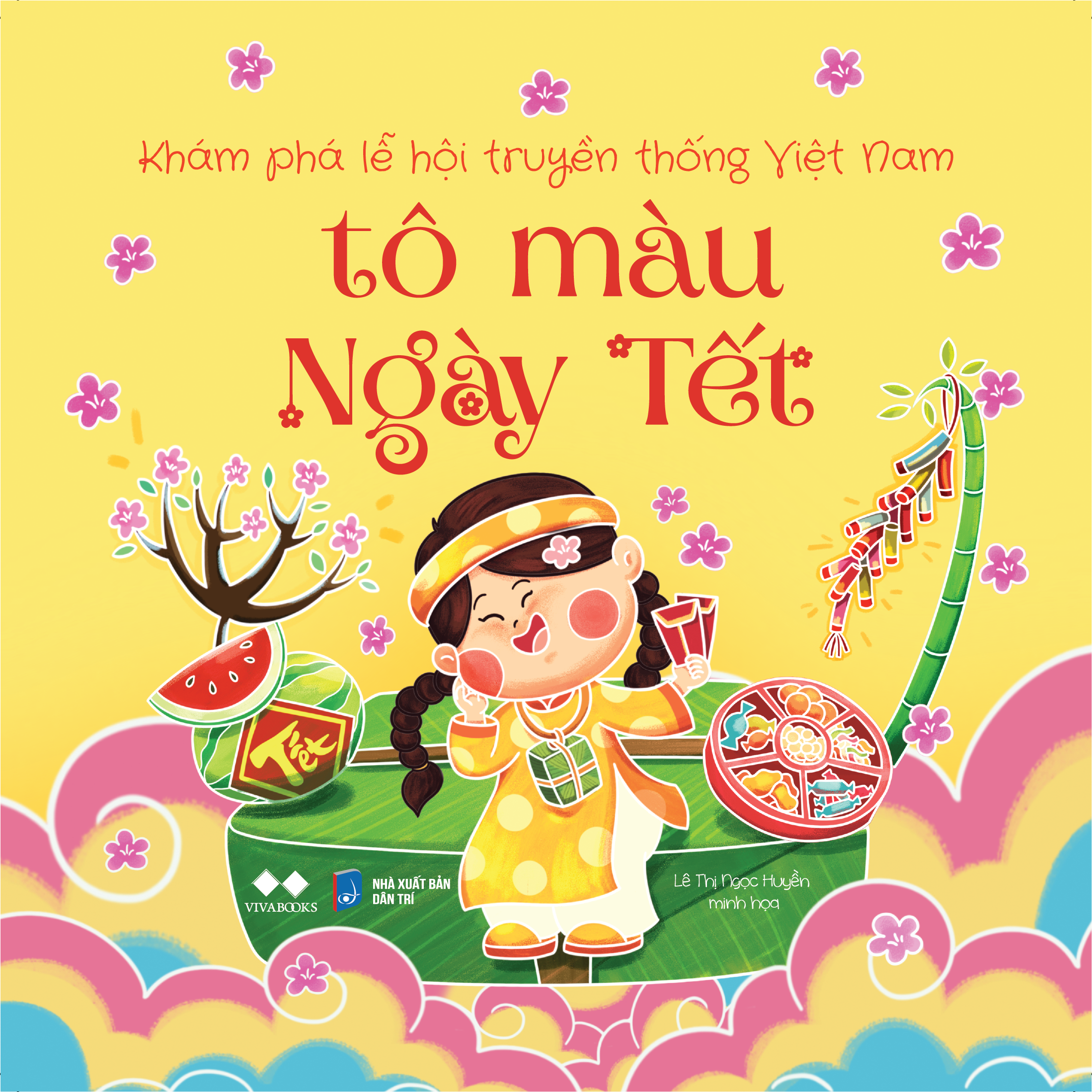 Khám Phá Lễ Hội Truyền Thống Việt Nam - Tô Màu Ngày Tết - Tặng Kèm Sticker - Ảnh 3