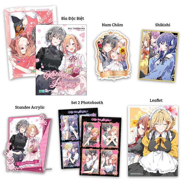 khẽ hát lời yêu - whispering you a love song - tập 10 - bản sưu tầm - tặng kèm 1 bìa đặc biệt + 4 trang leaflet + 1 nam châm + 2 photobooth + 1 shikishi + 1 standee acrylic