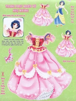 khéo tay hay làm - các nàng công chúa xinh đẹp: công chúa bạch tuyết và công chúa ngủ trong rừng - Ảnh 4