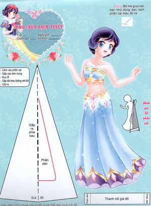 khéo tay hay làm - các nàng công chúa xinh đẹp: công chúa bạch tuyết và công chúa ngủ trong rừng - Ảnh 5