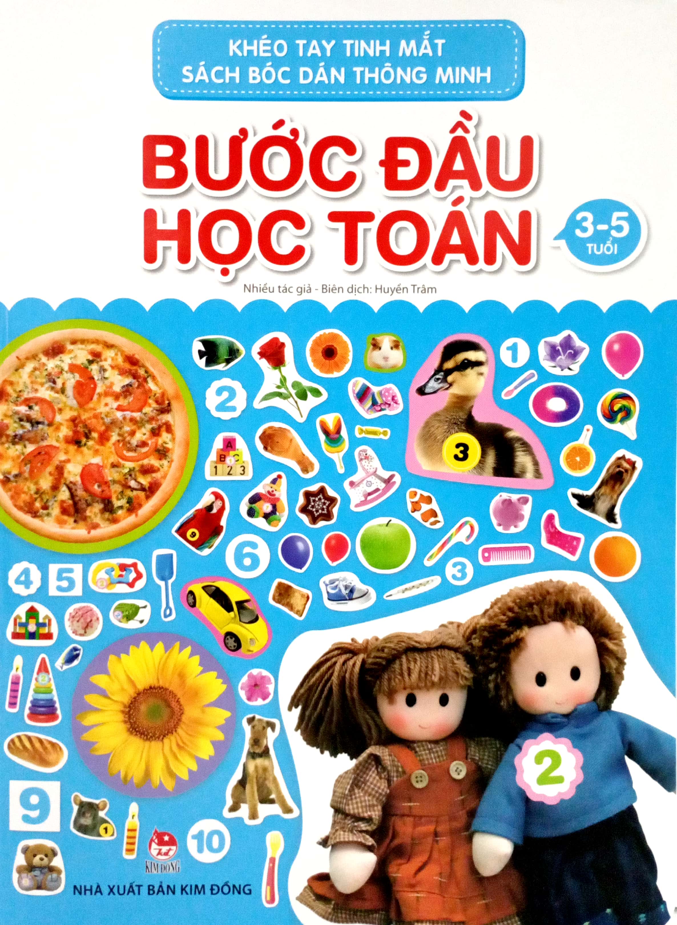 khéo tay tinh mắt - sách bóc dán thông minh - bước đầu học toán (tái bản 2024) - Ảnh 3