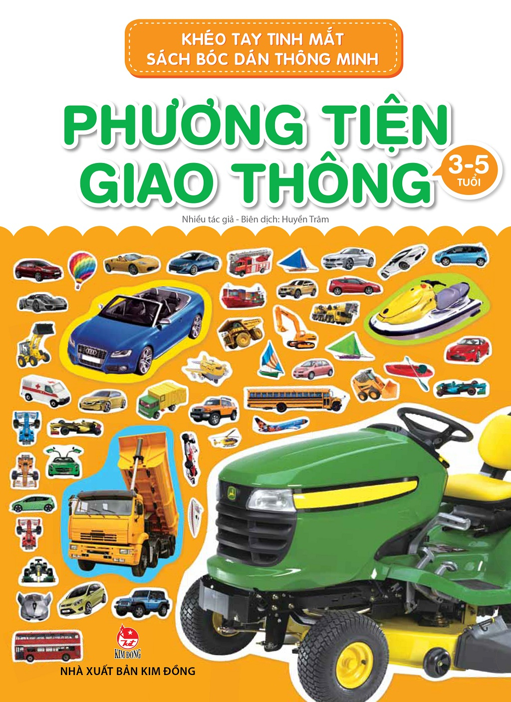 khéo tay tinh mắt - sách bóc dán thông minh - phương tiện giao thông (tái bản 2024) - Ảnh 2