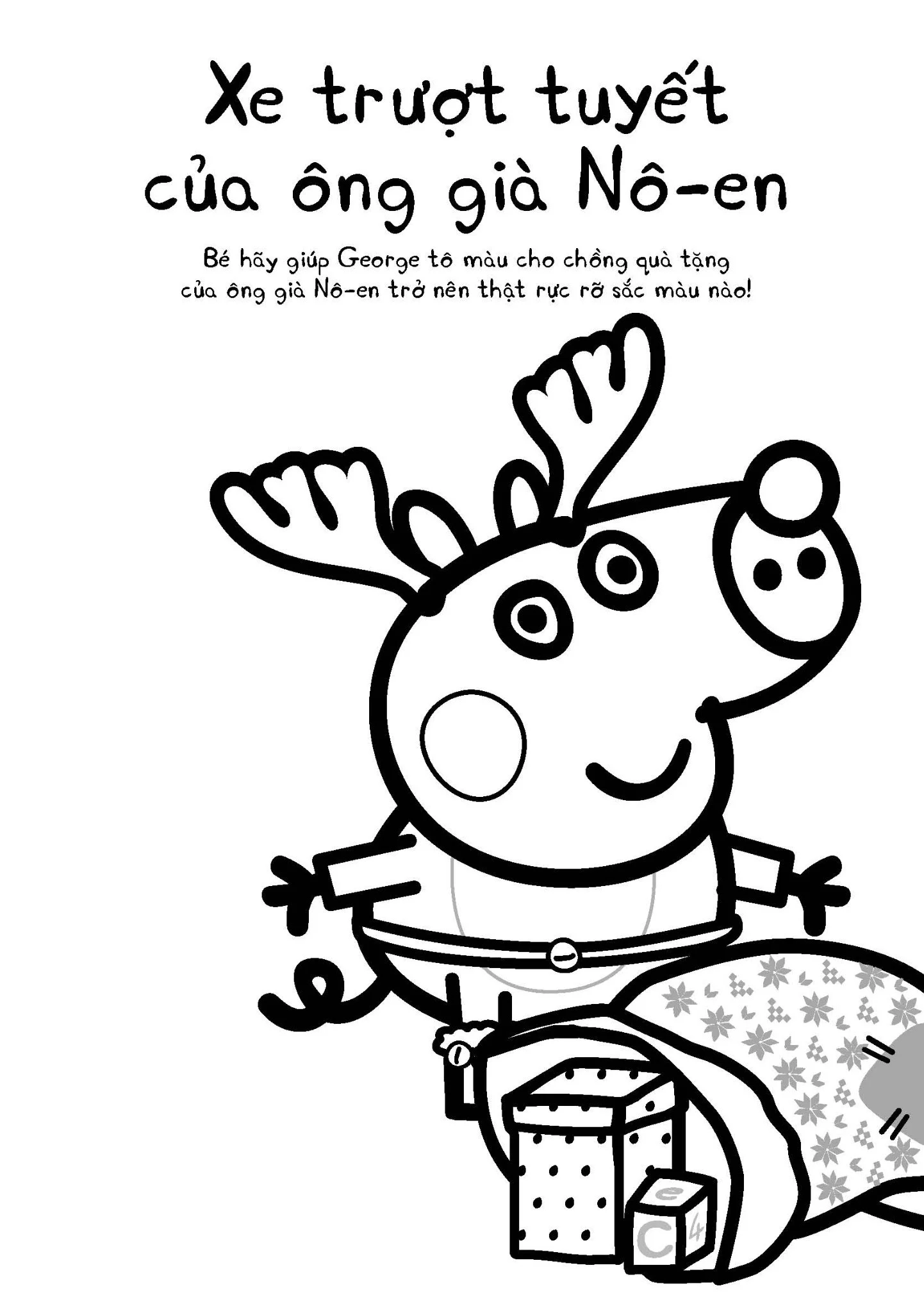 khéo tay tô màu - giáng sinh của peppa - Ảnh 6
