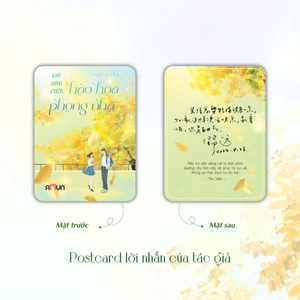 khi anh cười, hào hoa phong nhã - bản đặc biệt - tặng kèm bookmark + postcard lời nhắn của tác giả + postcard nhân vật trì tranh + postcard nhân vật mạnh thịnh nam - Ảnh 3