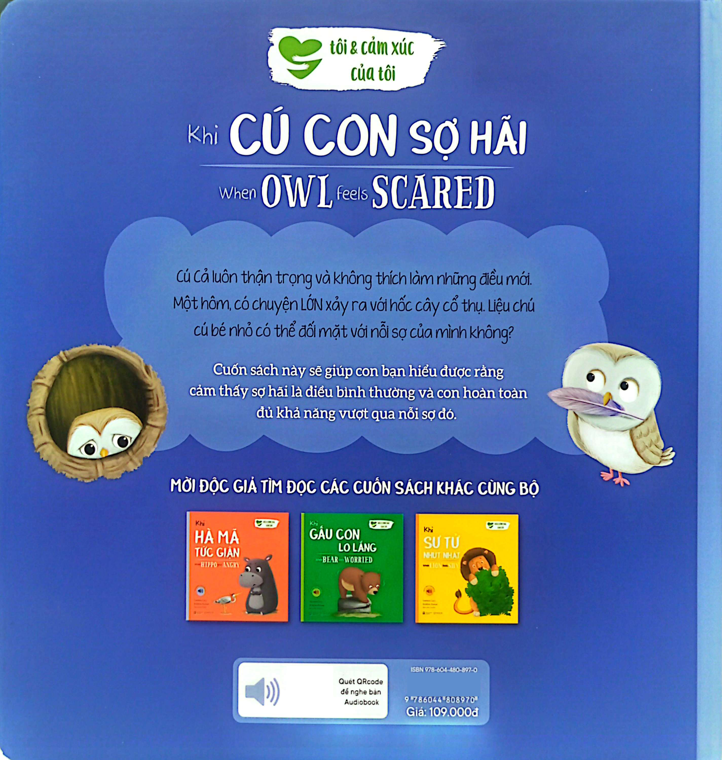 khi cú con sợ hãi - when owl feels scared (song ngữ anh-việt) - Ảnh 7