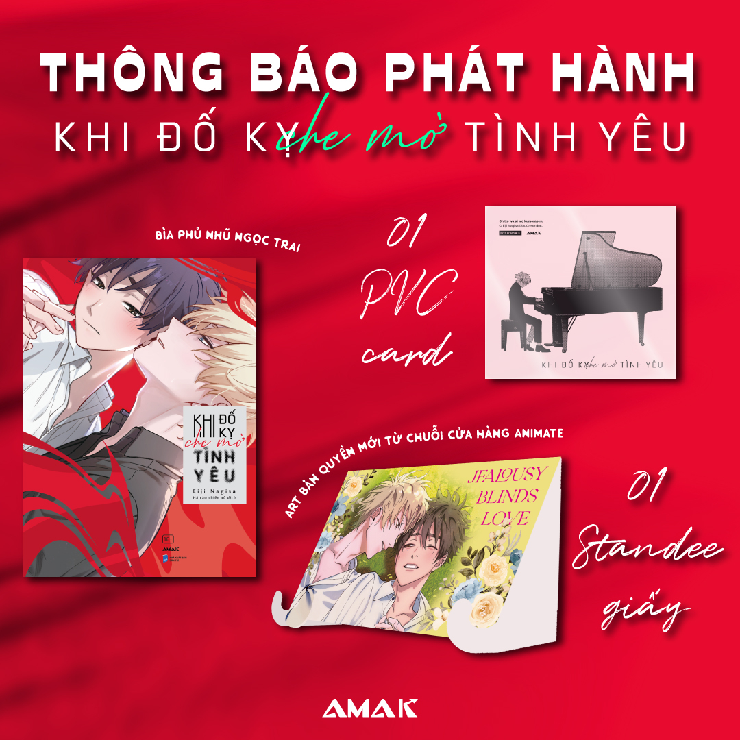 khi đố kỵ che mờ tình yêu - tặng kèm bìa áo rời + pvc card + standee giấy - Ảnh 2