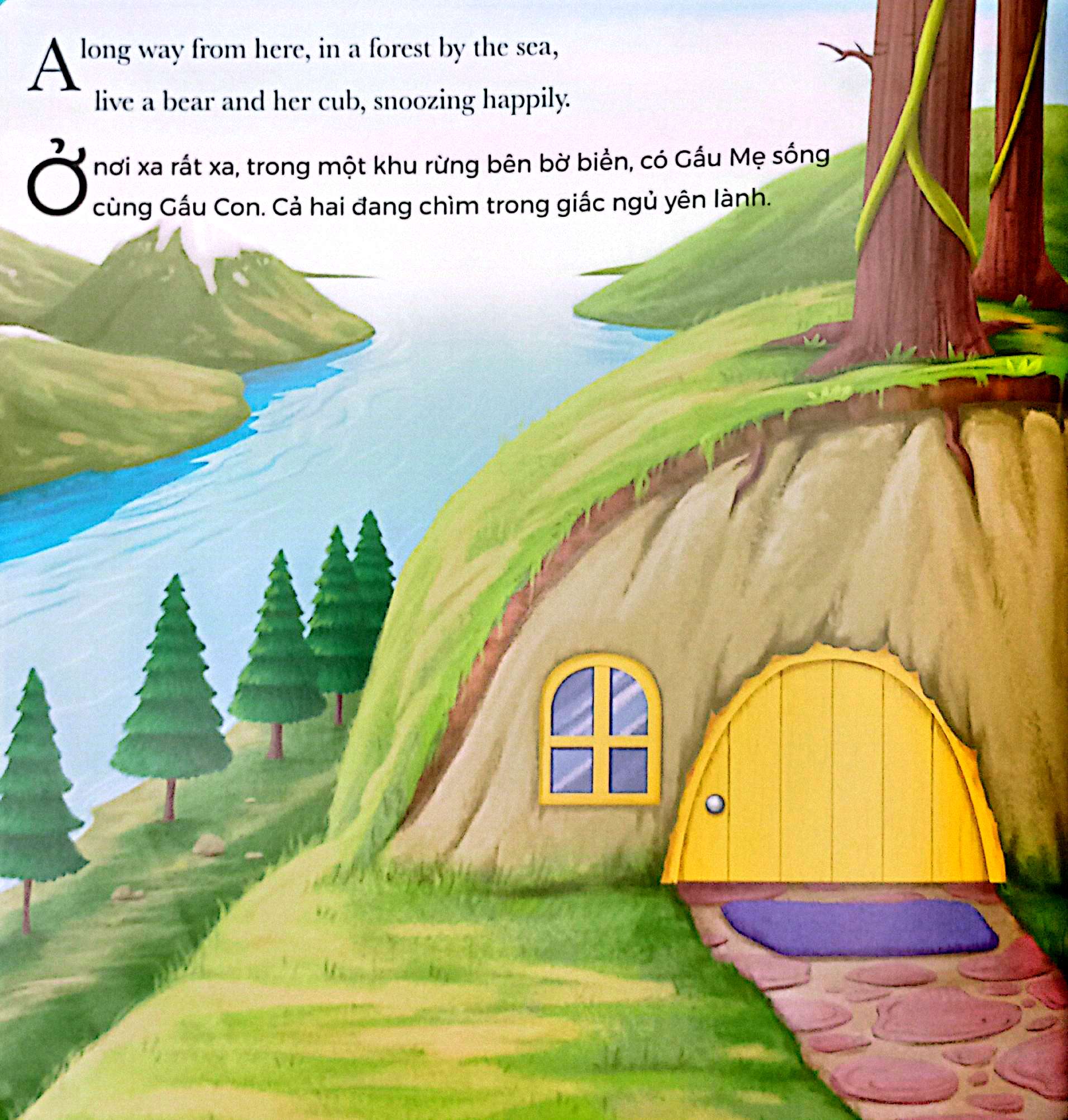 khi gấu con lo lắng - when bear feel worried (song ngữ anh-việt) - Ảnh 3