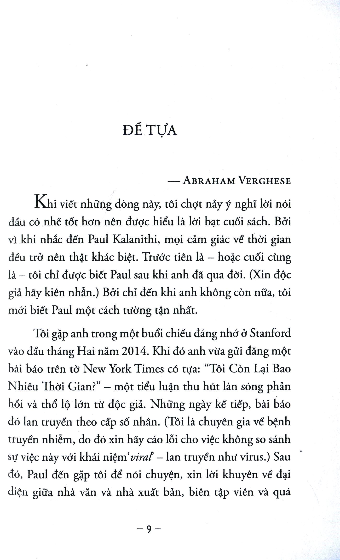 khi hơi thở hóa thinh không (tái bản 2020) - Ảnh 5