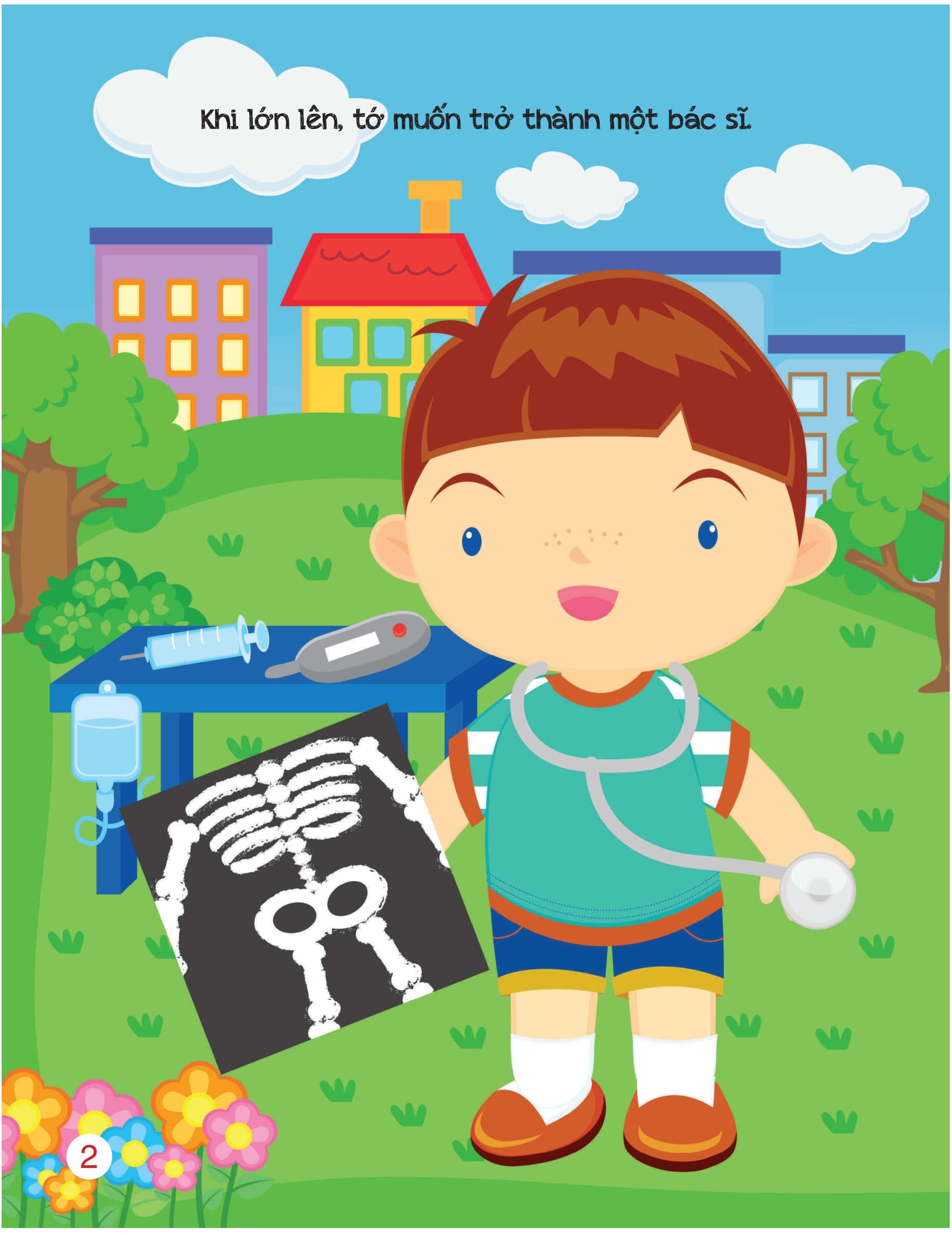khi lớn lên, tớ muốn trở thành... - bác sĩ và y tá - Ảnh 3