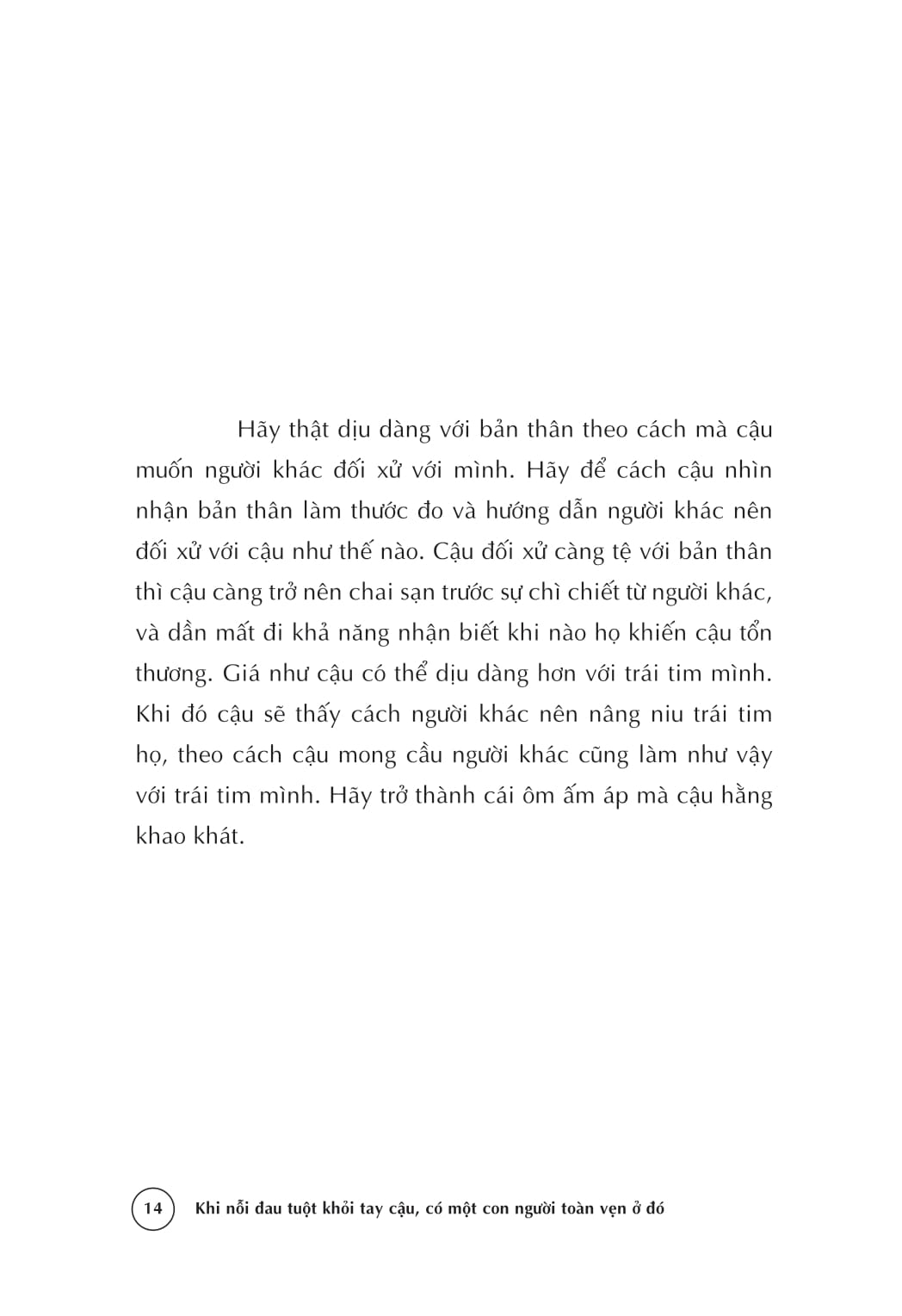 Khi Nỗi Đau Tuột Khỏi Tay Cậu Có Một Con Người Toàn Vẹn Ở Đó - Ảnh 14