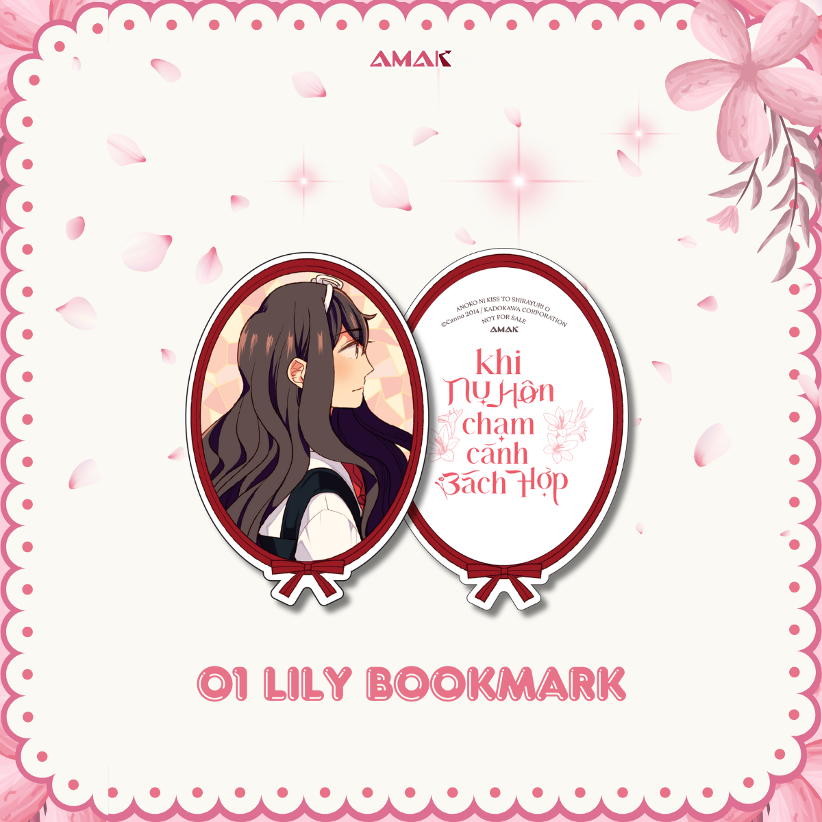 Khi Nụ Hôn Chạm Cánh Bách Hợp - Tập 1 - Tặng Kèm Lily Bookmark + Set 4 Card Nhân Vật Phủ Nhũ Cát Lấp Lánh - Ảnh 3