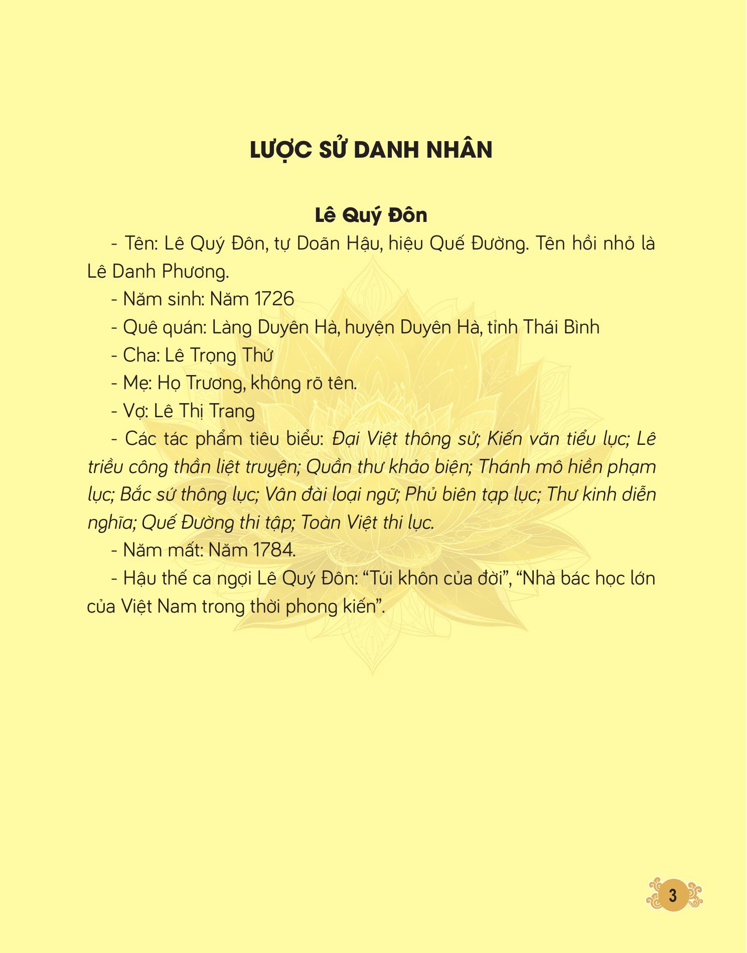 khí phách lạc hồng - lê quý đôn - nhà bác học lỗi lạc thời phong kiến - Ảnh 4
