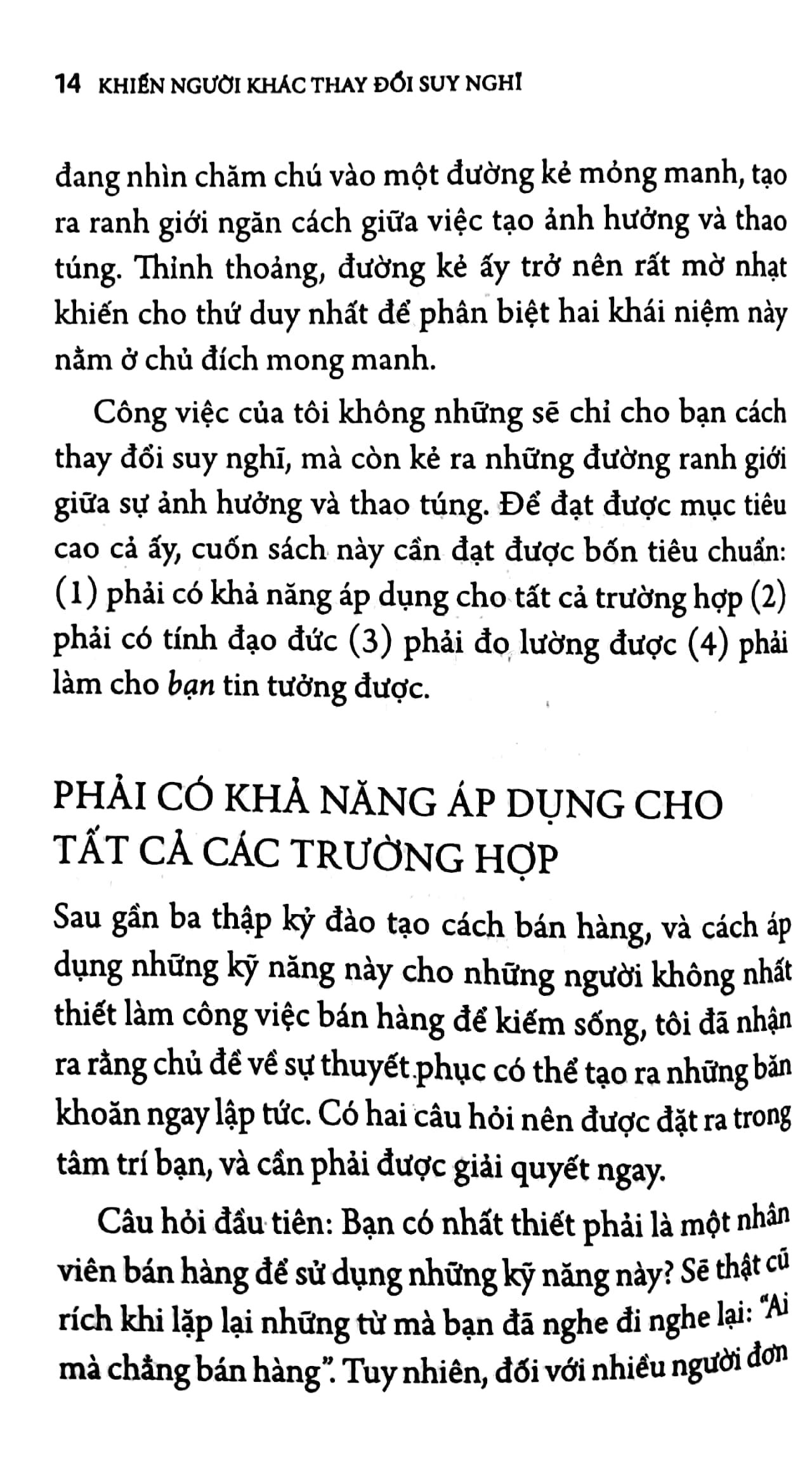 khiến người khác thay đổi suy nghĩ - nghệ thuật gây ảnh hưởng mà không thao túng (tái bản 2023) - Ảnh 8