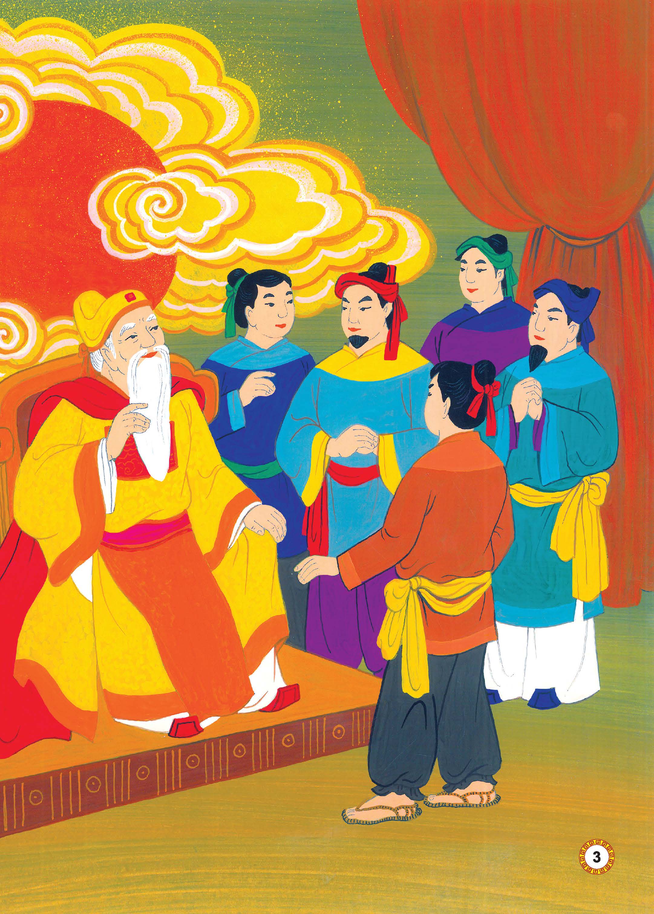 kho tàng truyện cổ tích việt nam - sự tích bánh chưng bánh giầy và những truyện cổ tích khác - bìa cứng - tặng kèm bộ 5 bao lì xì - Ảnh 7