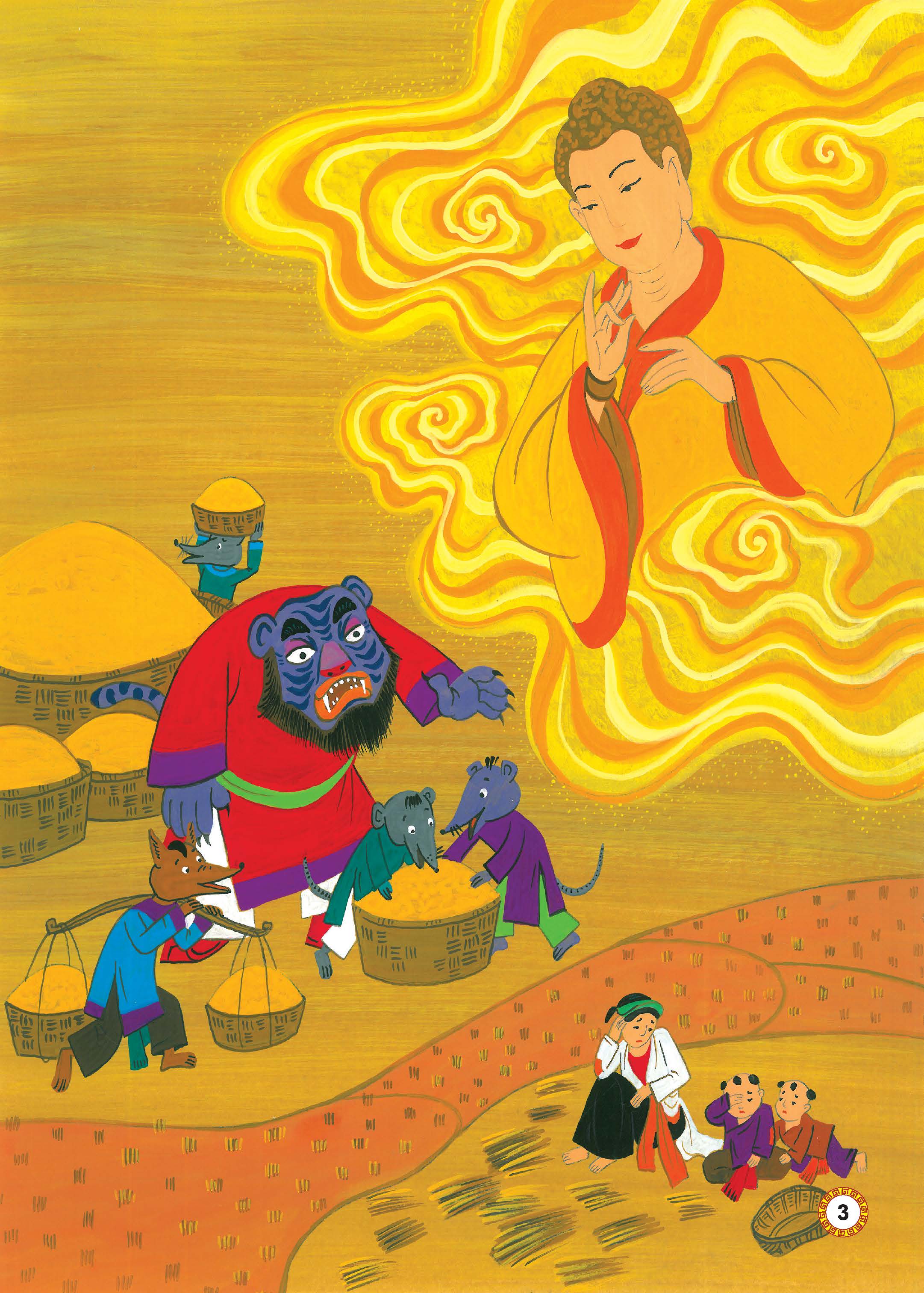 kho tàng truyện cổ tích việt nam - sự tích cây nêu ngày tết và những truyện cổ tích khác - bìa cứng - tặng kèm bộ 5 bao lì xì - Ảnh 7