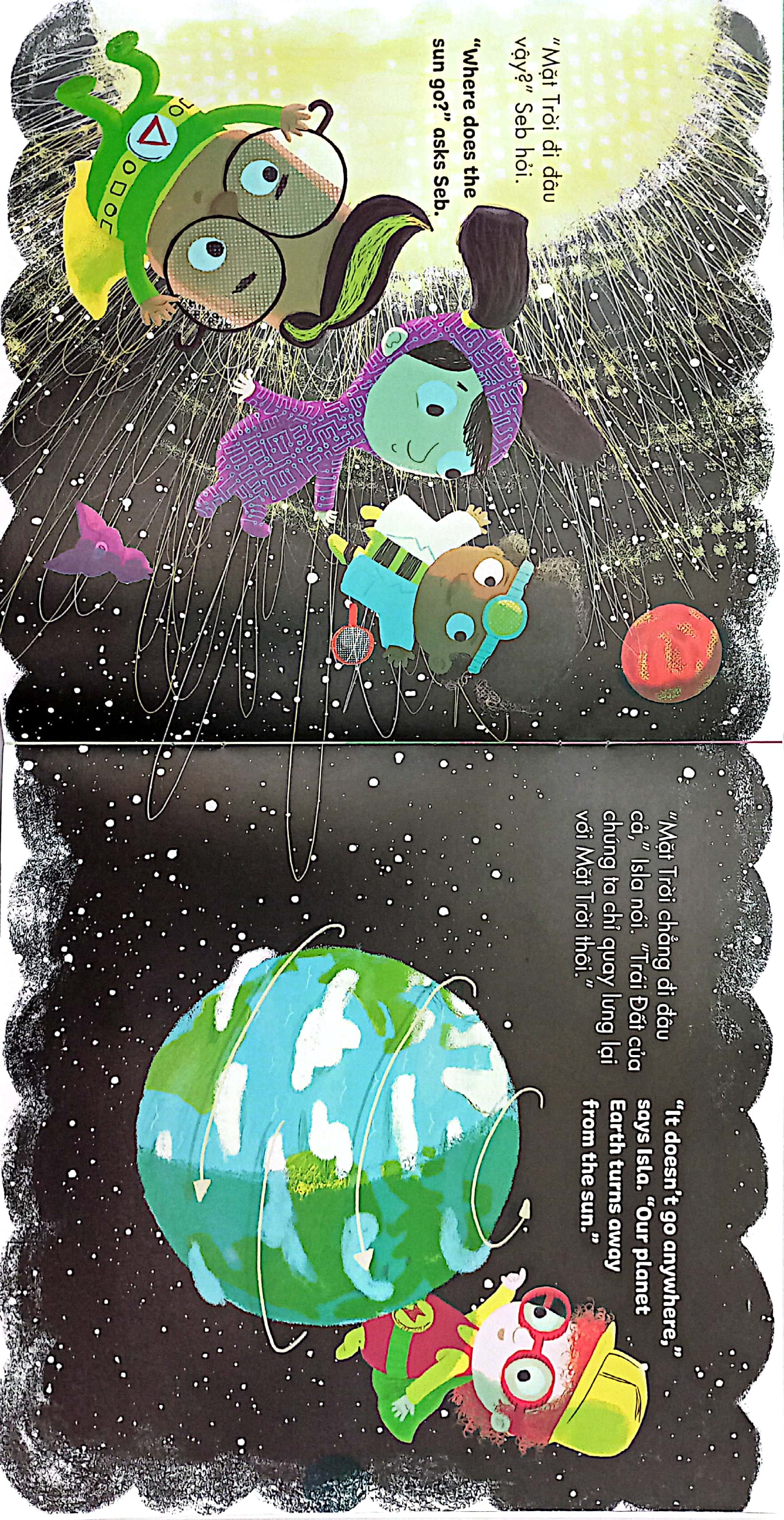 khoa học dành cho tuổi chập chững - mặt trời đi đâu - Ảnh 4