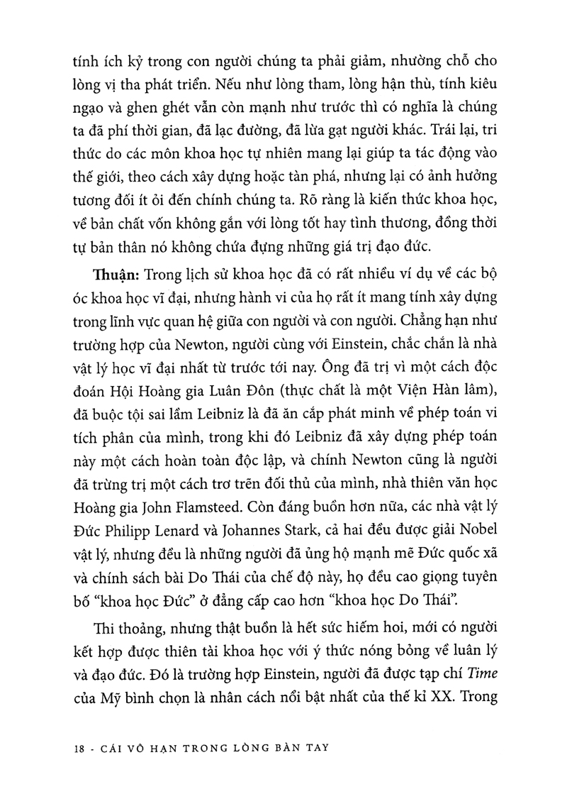 khoa học khám phá - cái vô hạn trong lòng bàn tay (tái bản 2019) - Ảnh 7