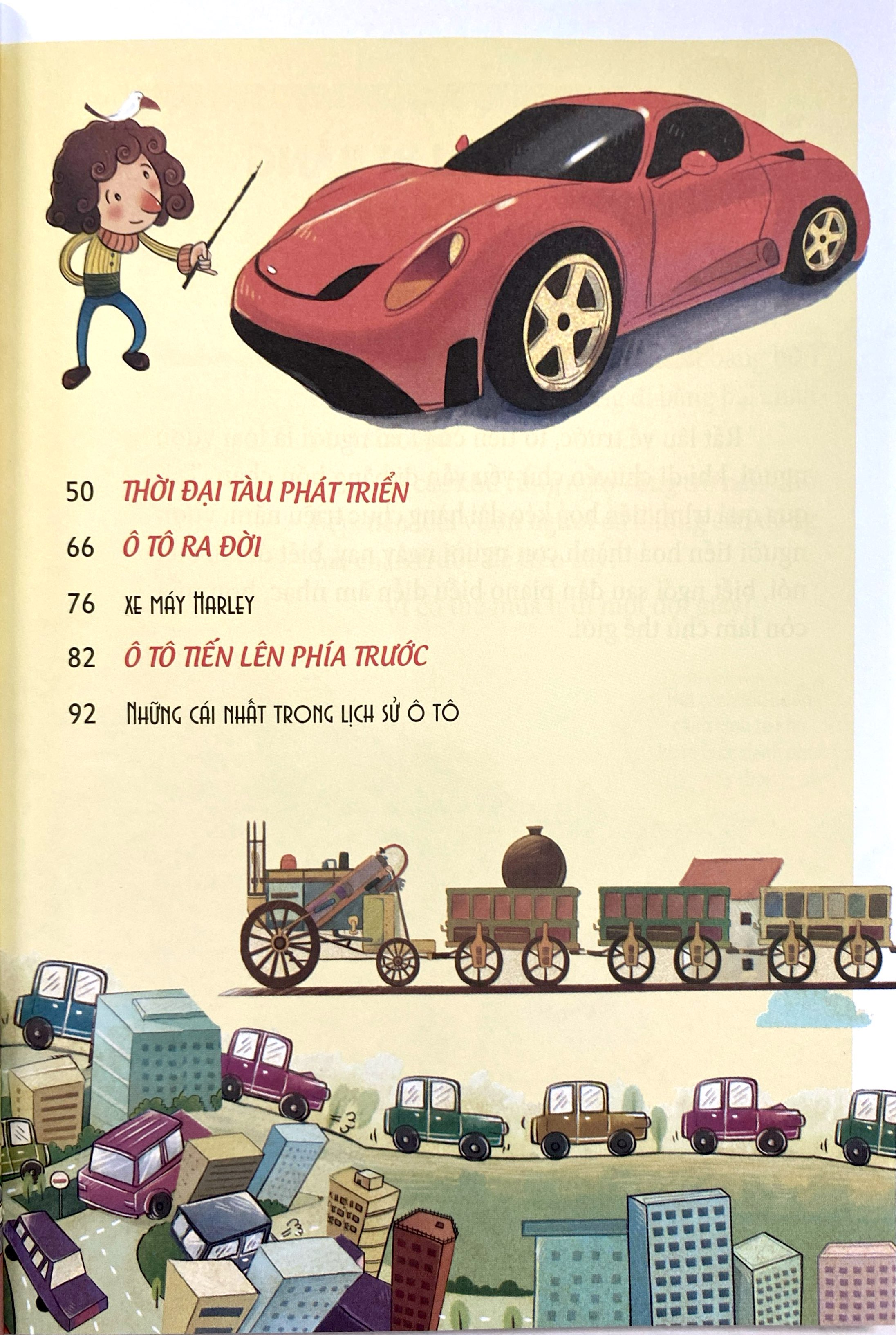 Khoa Học Thú Vị - Ô Tô Tiến Lên Phía Trước - Lịch Sử Phát Triển Của Các Phương Tiện Giao Thông (Tái Bản 2022) - Ảnh 6