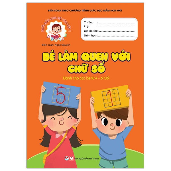 khởi đầu cho bé vào lớp 1 - bé làm quen với chữ số