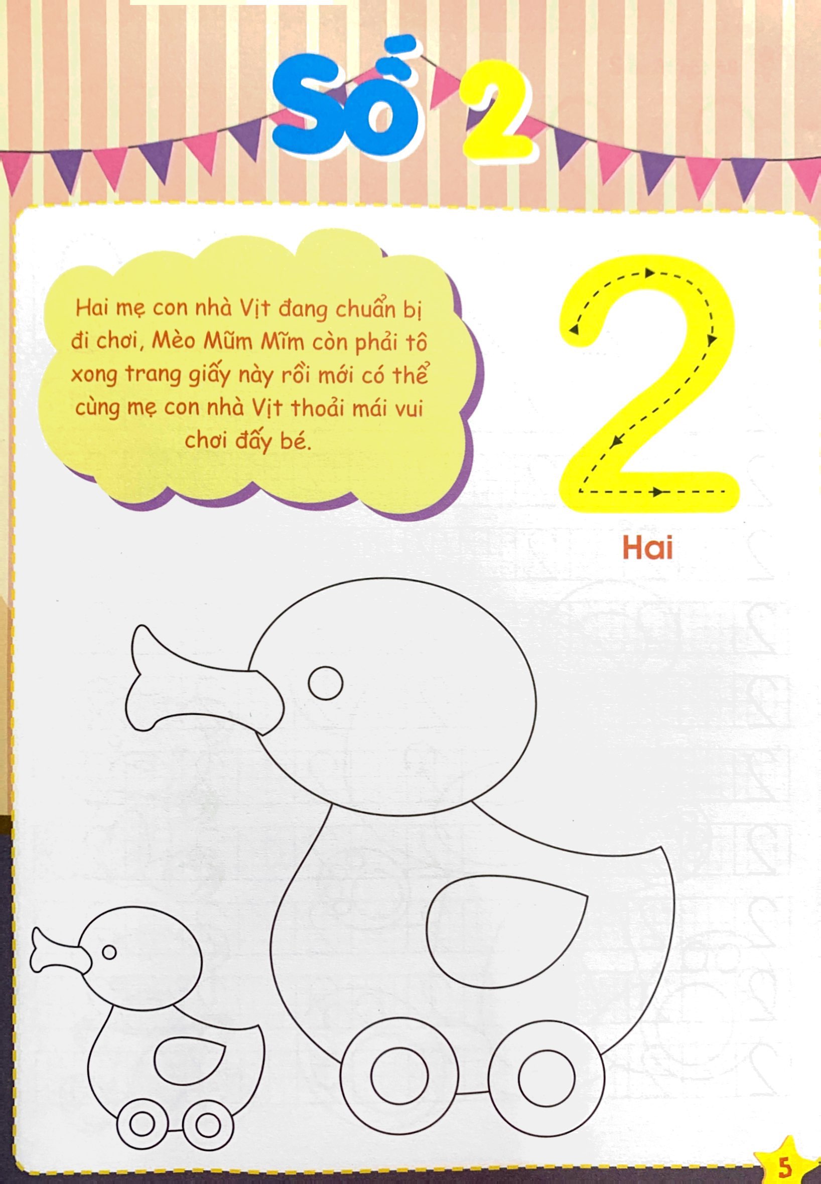 khởi đầu cho bé vào lớp 1 - bé tập tô chữ số - Ảnh 6