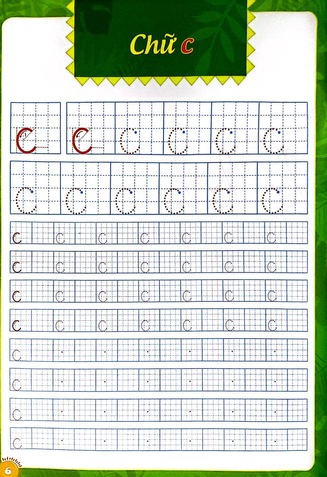 khởi đầu cho bé vào lớp 1 - bé tập viết chữ thường - Ảnh 5