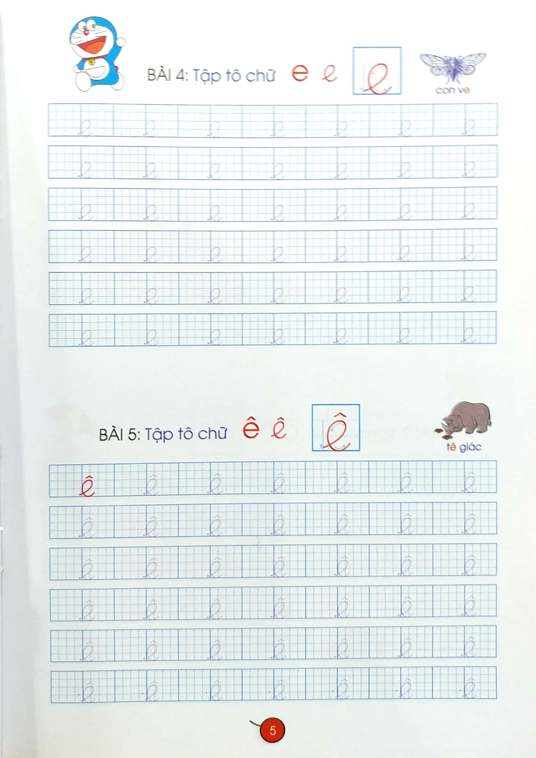 khởi đầu học viết - tập tô chữ (tái bản 2019) - Ảnh 6