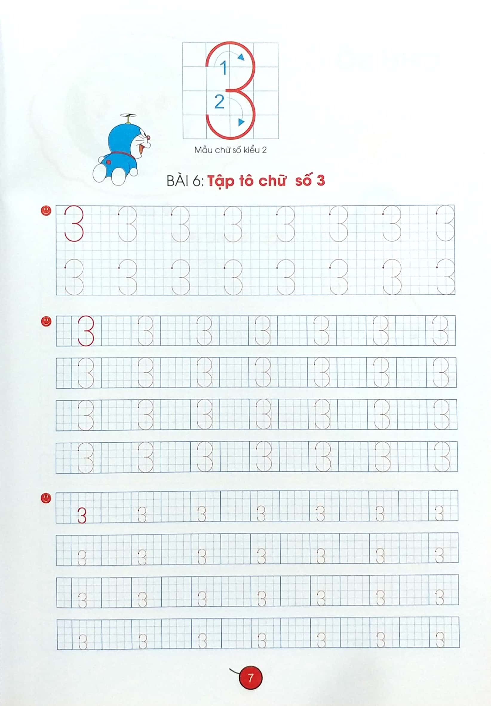 khởi đầu học viết - tập tô số (tái bản 2024) - Ảnh 8