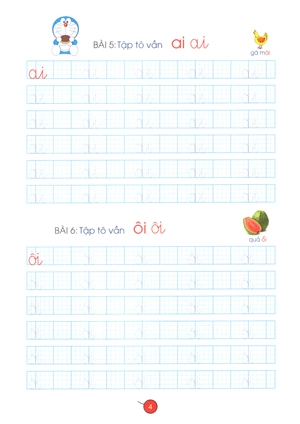 khởi đầu học viết - tập tô vần (tái bản 2019) - Ảnh 5