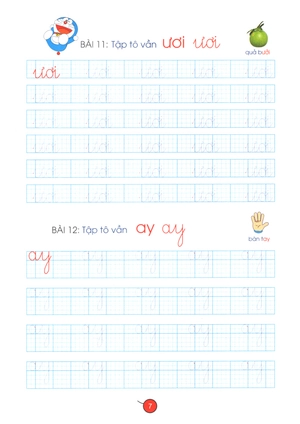 khởi đầu học viết - tập tô vần (tái bản 2019) - Ảnh 8