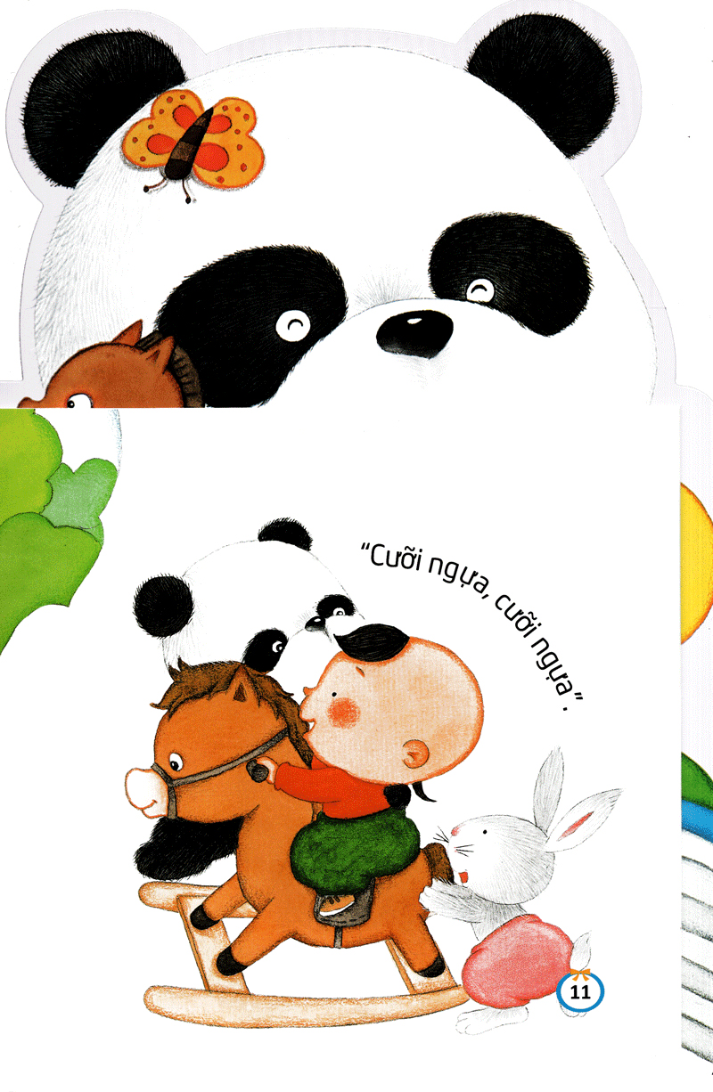 khơi dậy tiềm năng của bé - trò chơi cưỡi ngựa gỗ - Ảnh 9