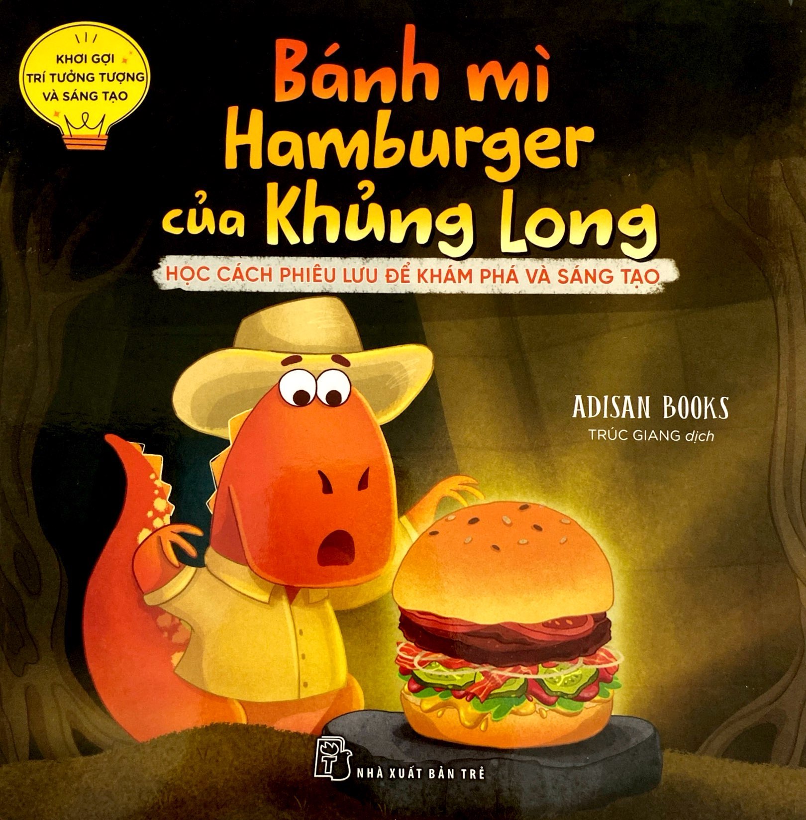 khơi gợi trí tưởng tượng và sáng tạo - bánh mì hamburger của khủng long - học cách phiêu lưu để khám phá và sáng tạo - Ảnh 2