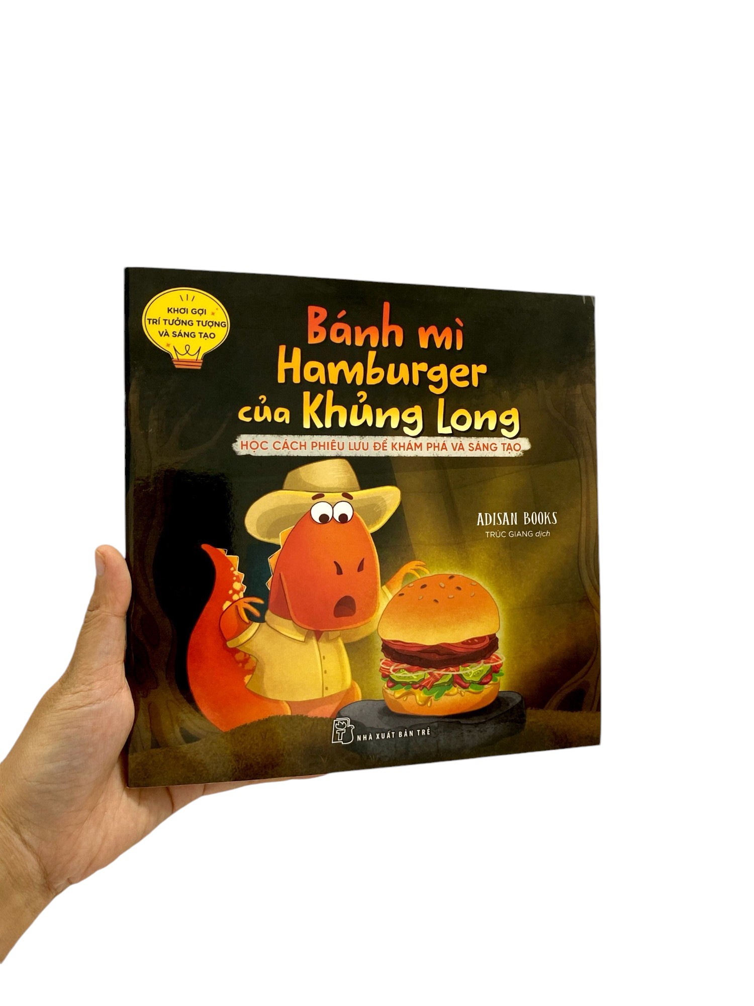 khơi gợi trí tưởng tượng và sáng tạo - bánh mì hamburger của khủng long - học cách phiêu lưu để khám phá và sáng tạo - Ảnh 7