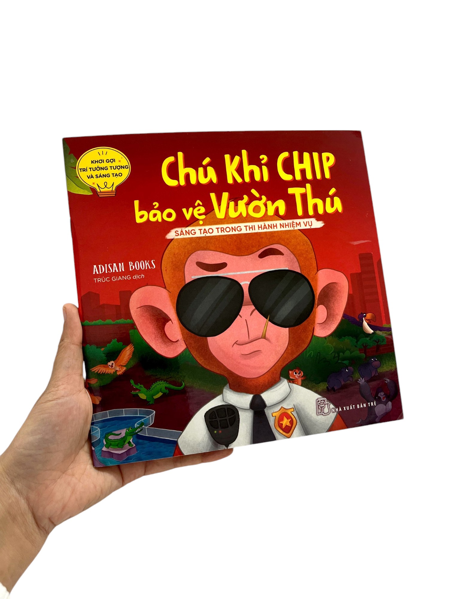 khơi gợi trí tưởng tượng và sáng tạo - chú khỉ chip bảo vệ vườn thú - sáng tạo trong thi hành nhiệm vụ - Ảnh 7
